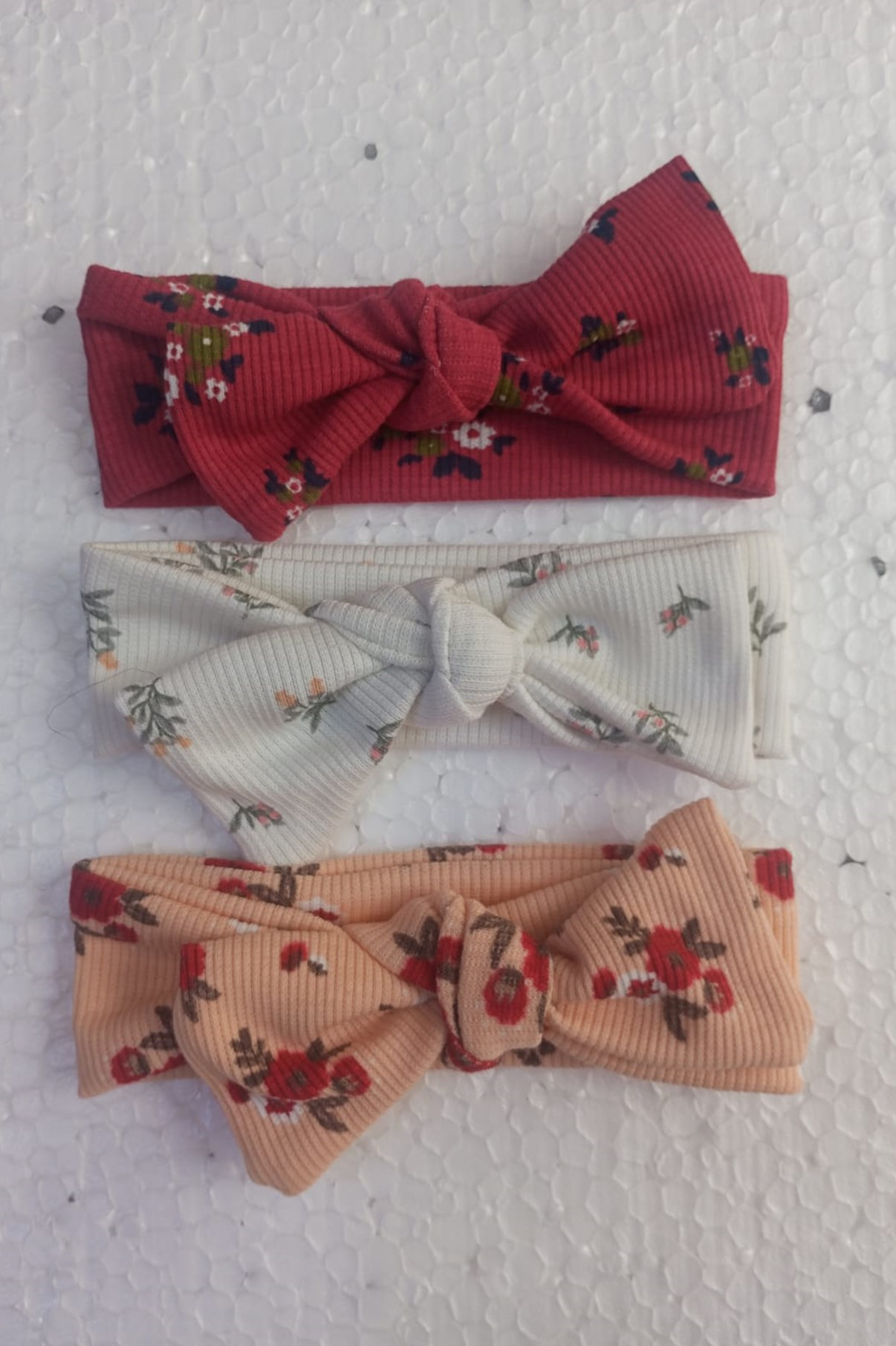 Kız Bebek Çocuk 3 Lü Bandana Seti