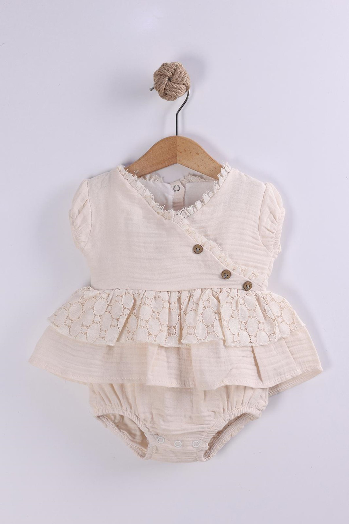 Diamondstar Kız Bebek Dandeli Bady Külotlü 6/18 Ay Elbise Tulum