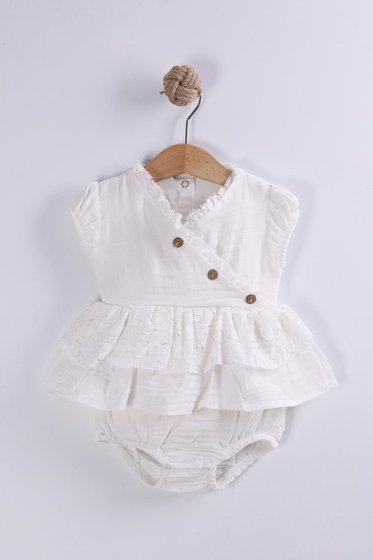 Diamondstar Kız Bebek Dandeli Bady Külotlü 6/18 Ay Elbise Tulum