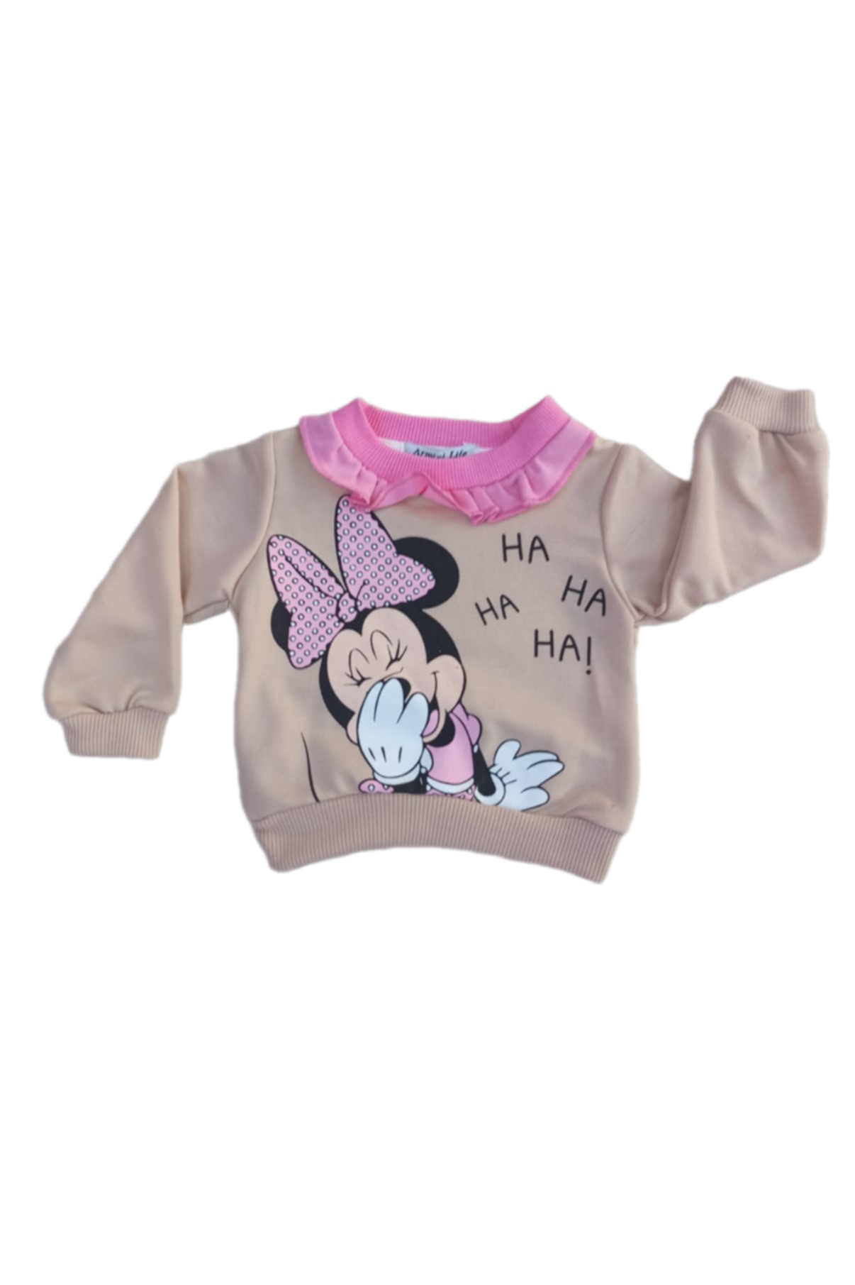Kız Bebek Karakter Baskılı  6/24 Ay Takım