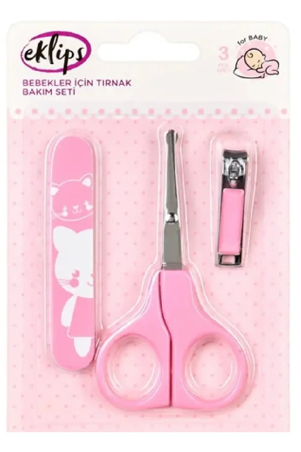 Kız Bebek Tırnak Bakım Seti PEMBE