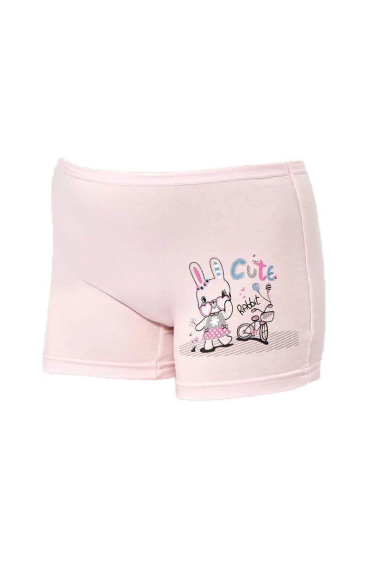 Kız Çocuk Baskılı Likralı Boxer 12 Adet - 3409