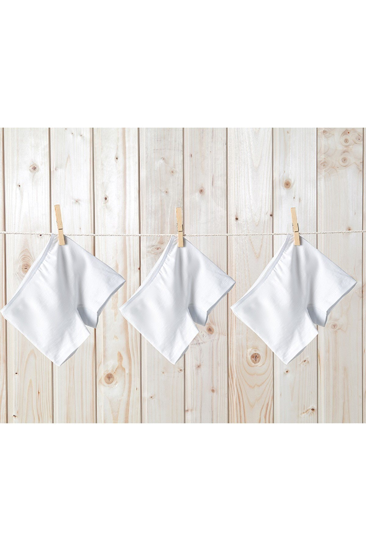 Blackspade Kız Çocuk Beyaz Pamuklu Boxer