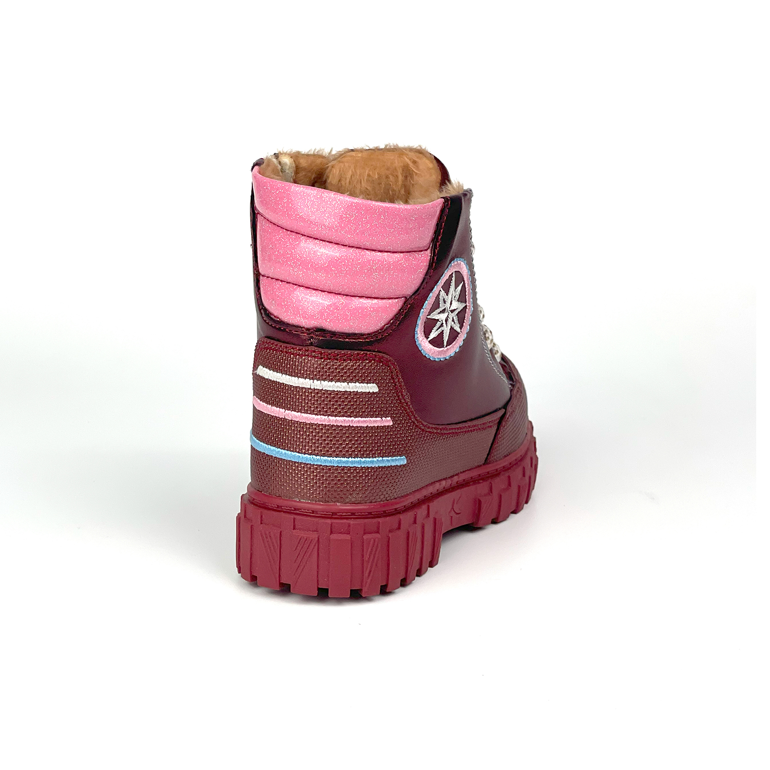 Kajila Kız Çocuk Bordo İçi Kürklü Termo Taban Suya Soğuğa Dayanıklı Günl