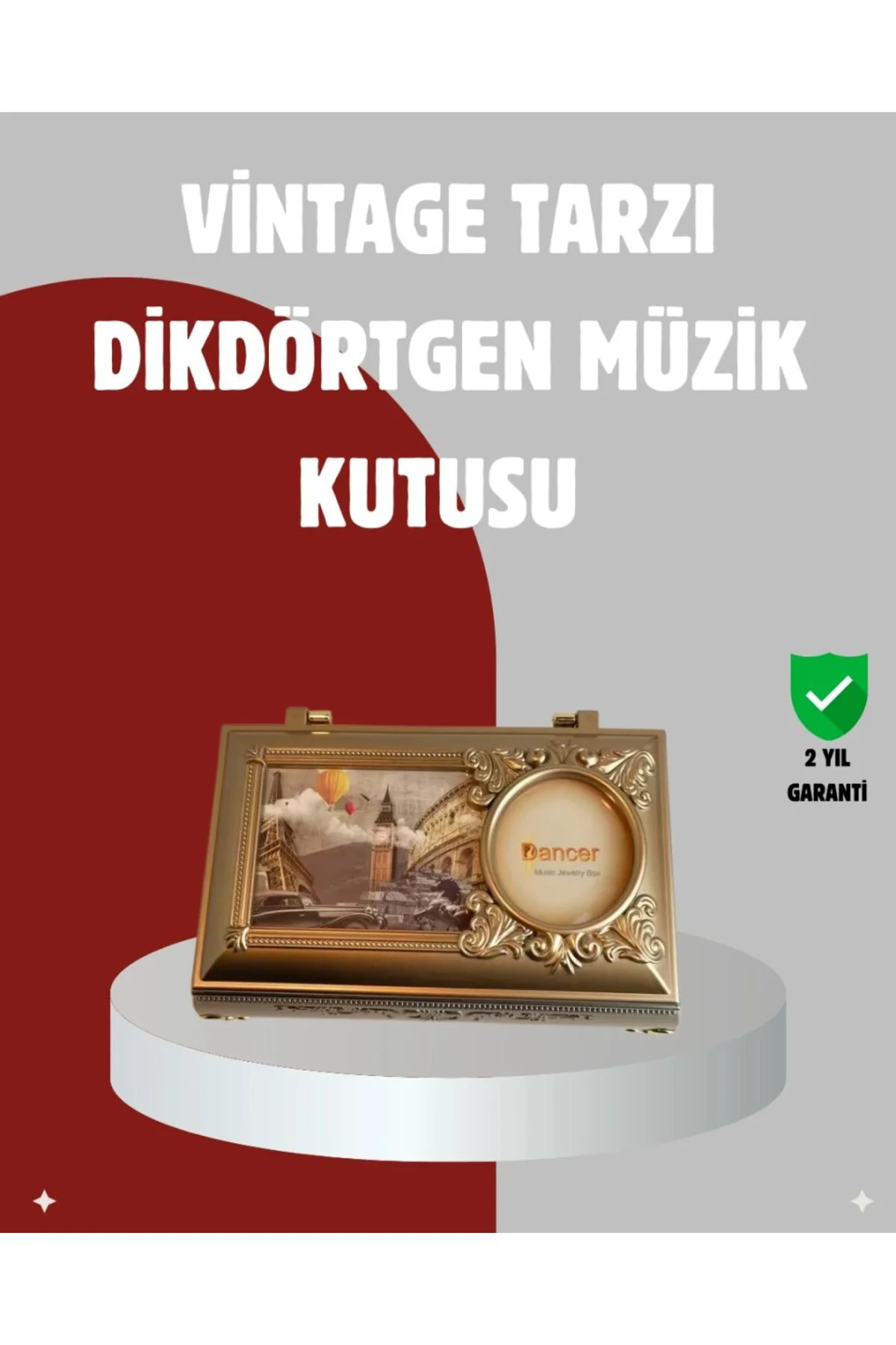 Kız Çocuk Oyuncak Piyano Görünümlü Balerinli Müzik Kutusu