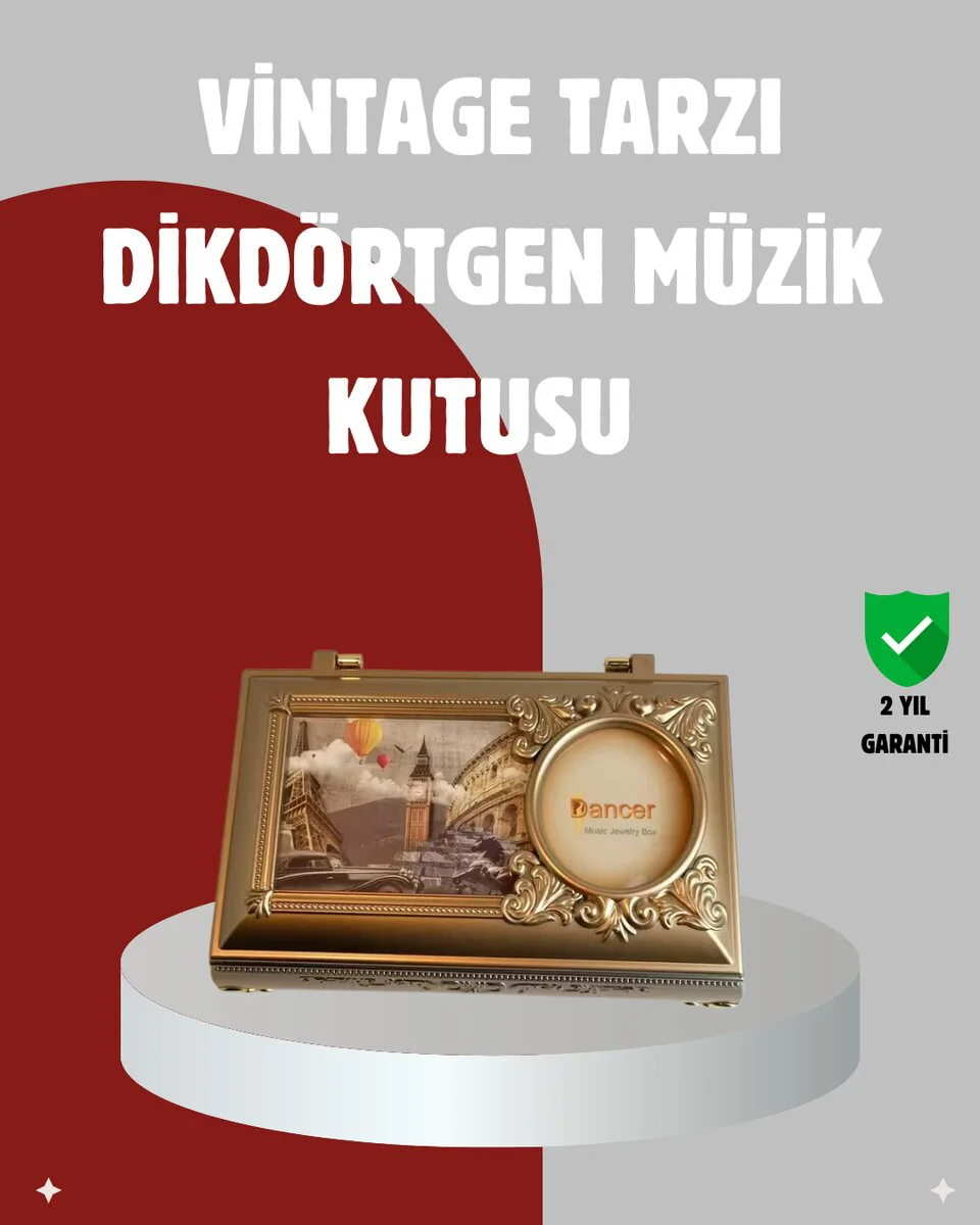 Kız Çocuk Oyuncak Piyano Görünümlü Balerinli Müzik Kutusu - Takı Saklama ve Dekoratif Süs Eşyası