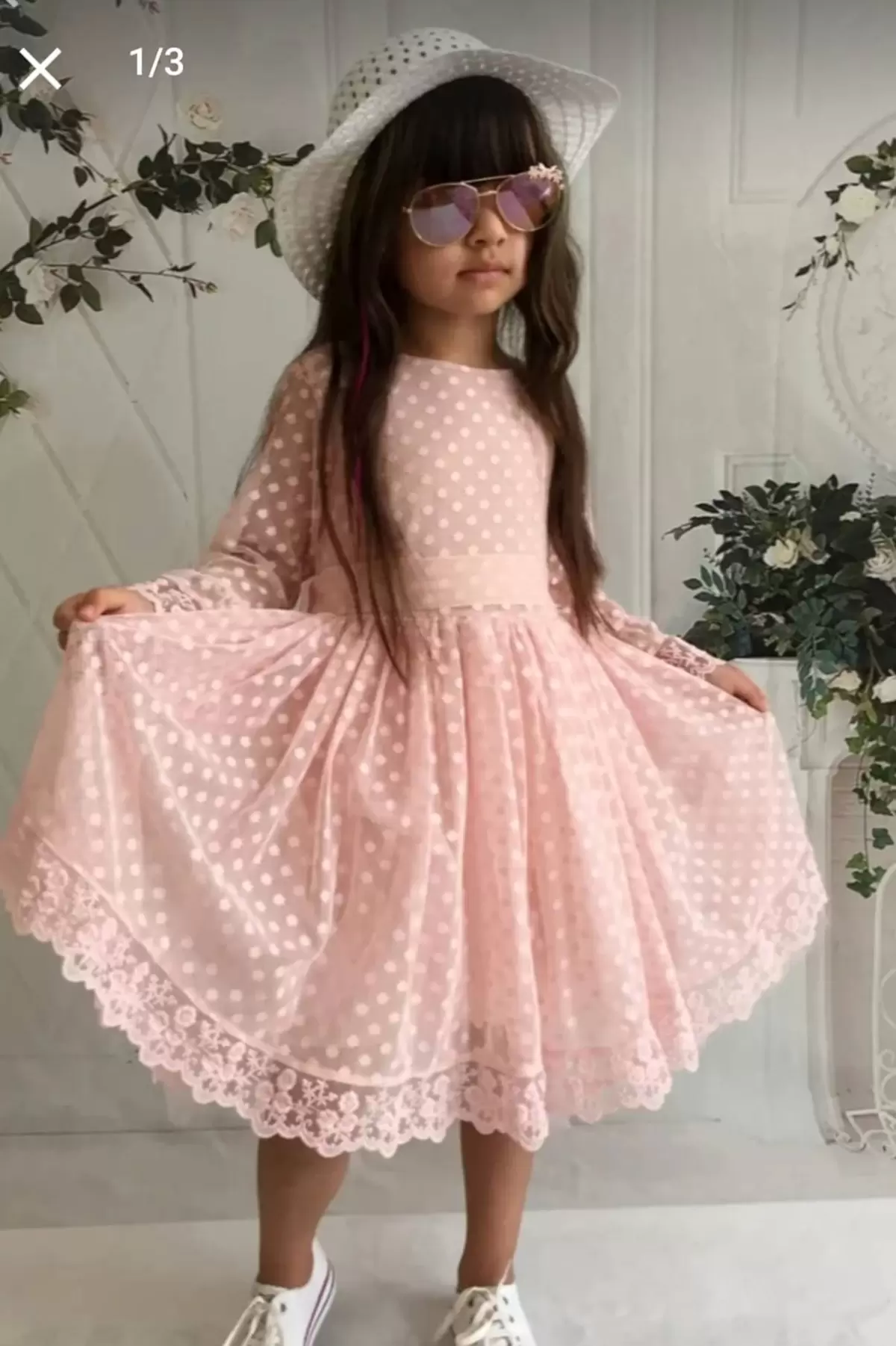 Kız Çocuk Parti Kıyafeti Dogum Günü ve Gösteri Kostümü Elbisesi 2