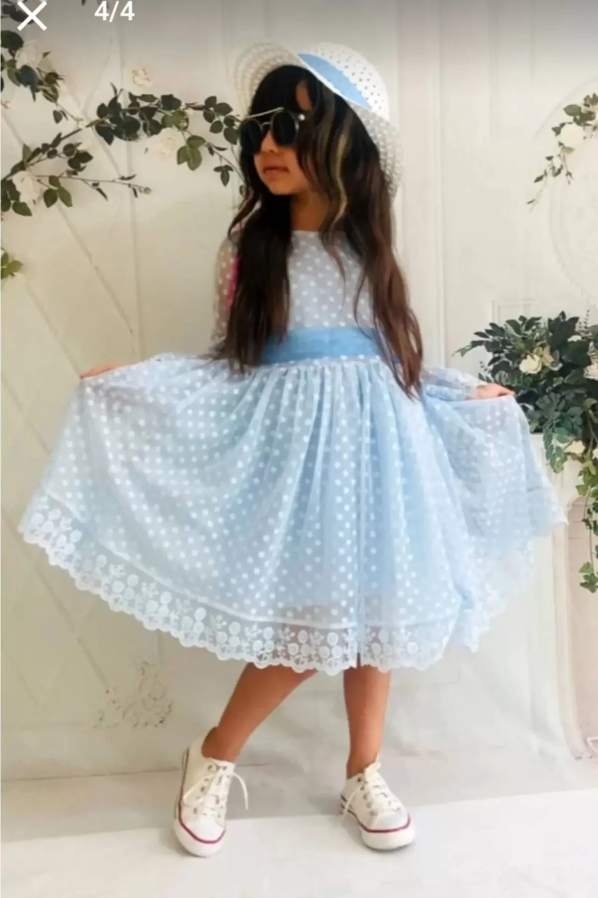 Kız Çocuk Parti Kıyafeti Dogum Günü ve Gösteri Kostümü Elbisesi 2