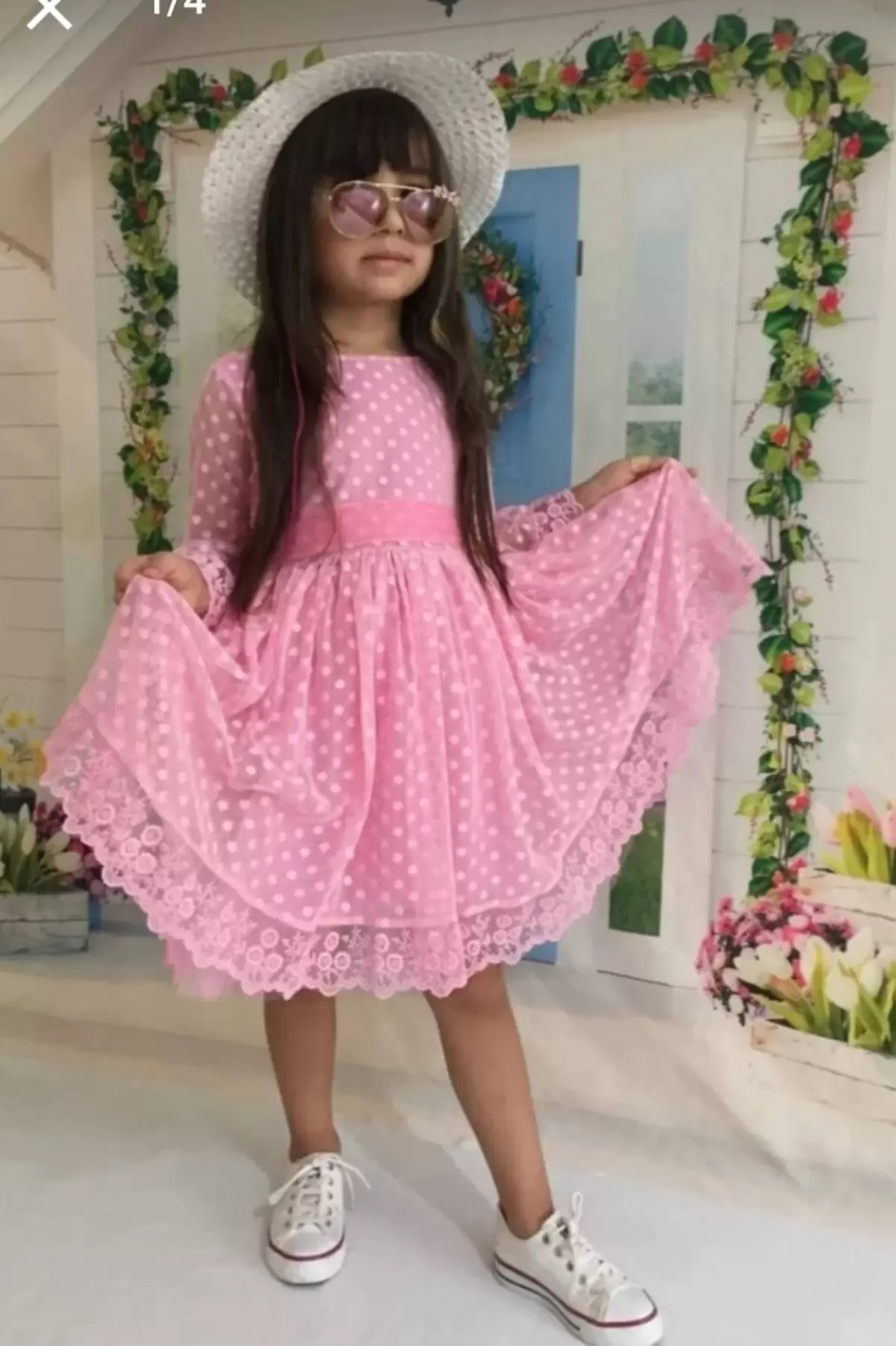 Kız Çocuk Parti Kıyafeti Dogum Günü ve Gösteri Kostümü Elbisesi 2