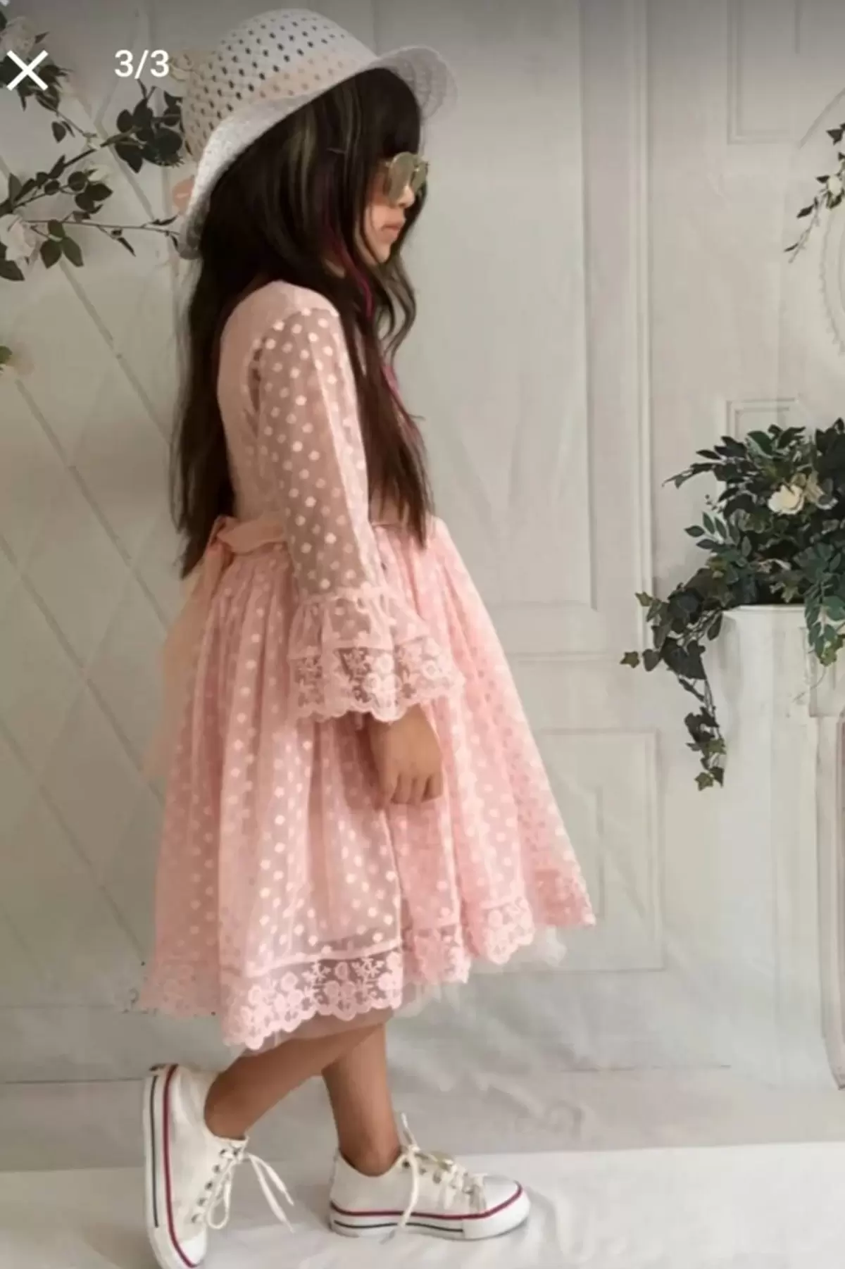 Kız Çocuk Parti Kıyafeti Dogum Günü ve Gösteri Kostümü Elbisesi 2