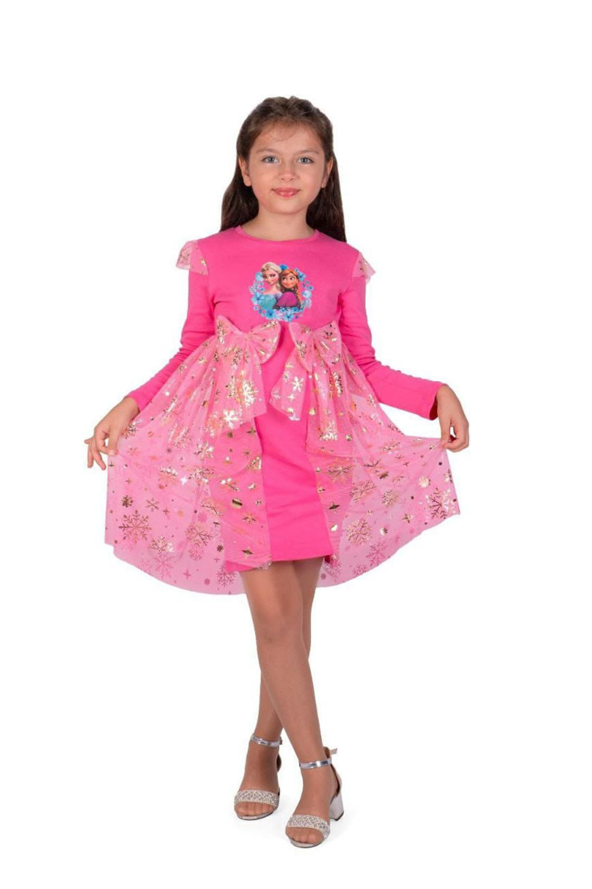 Kız Çocuk Parti Kıyafeti Dogum Günü ve Gösteri Kostümü Elbisesi