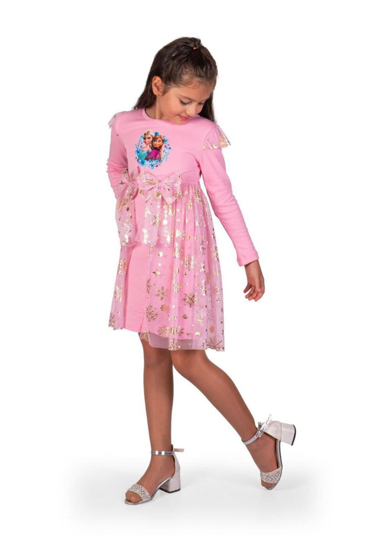 Kız Çocuk Parti Kıyafeti Dogum Günü ve Gösteri Kostümü Elbisesi