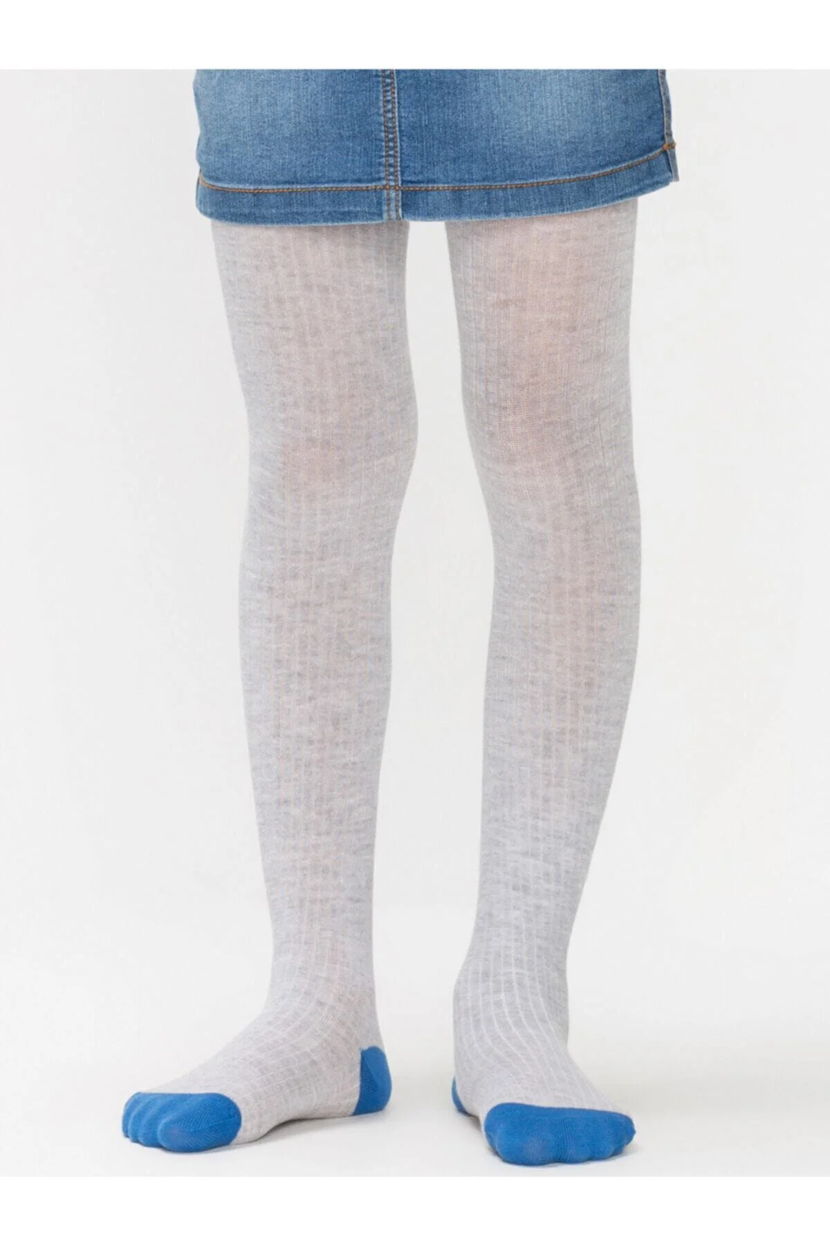 Kız Çocuk Stripe Külotlu Çorap