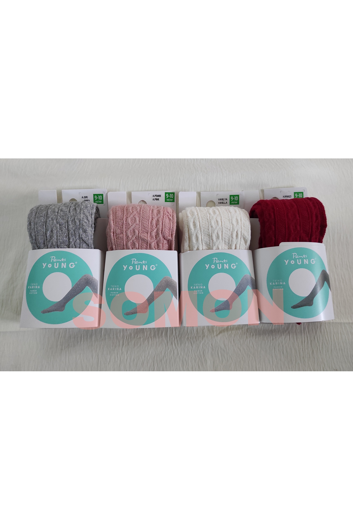 KIZ ÇOCUK TRİKO KARINA KÜLOTLU ÇORAP ( PRETTY KİLOTLU ÇORAP ) 4'L