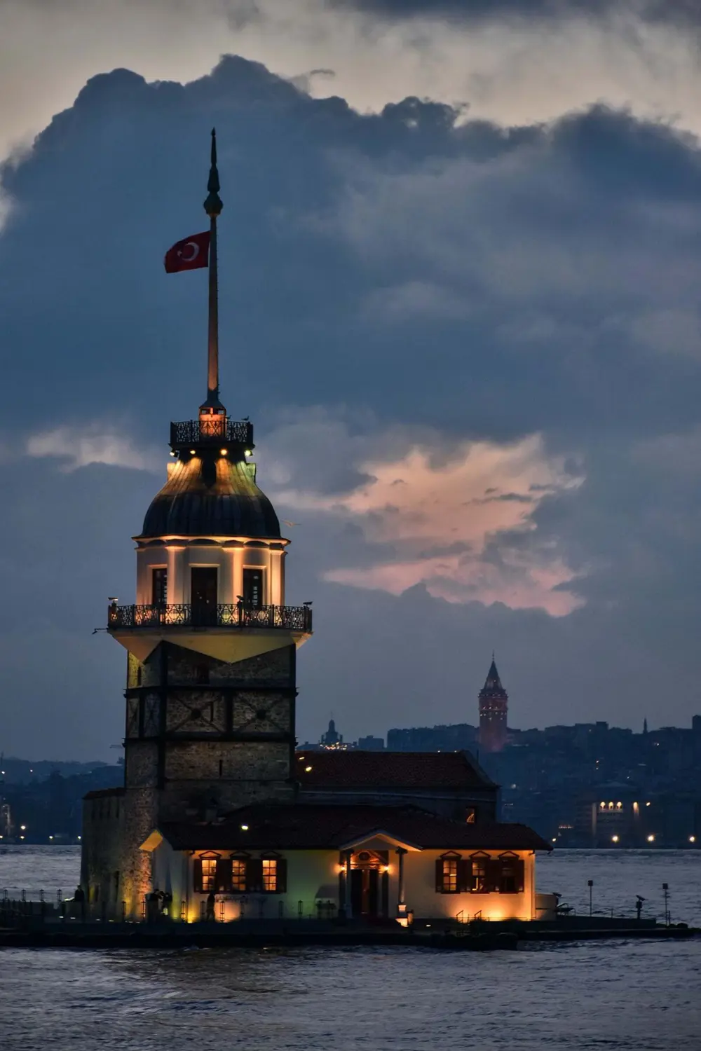 Kız Kulesi Tasarımlı Ahşap Poster