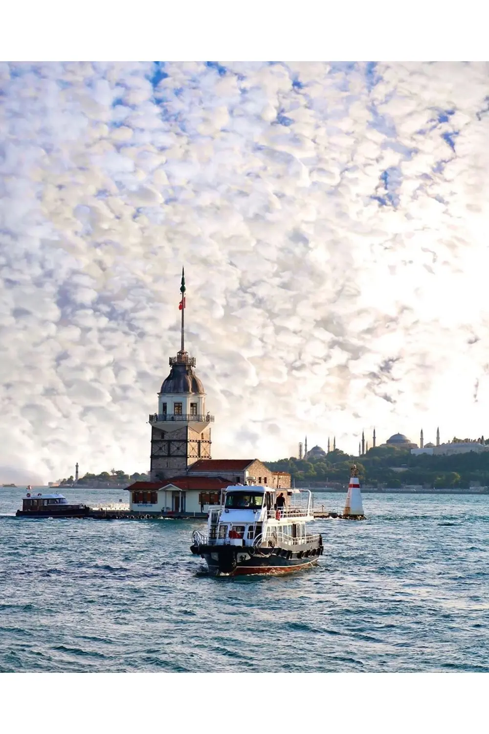 Kız Kulesi Tasarımlı Ahşap Poster