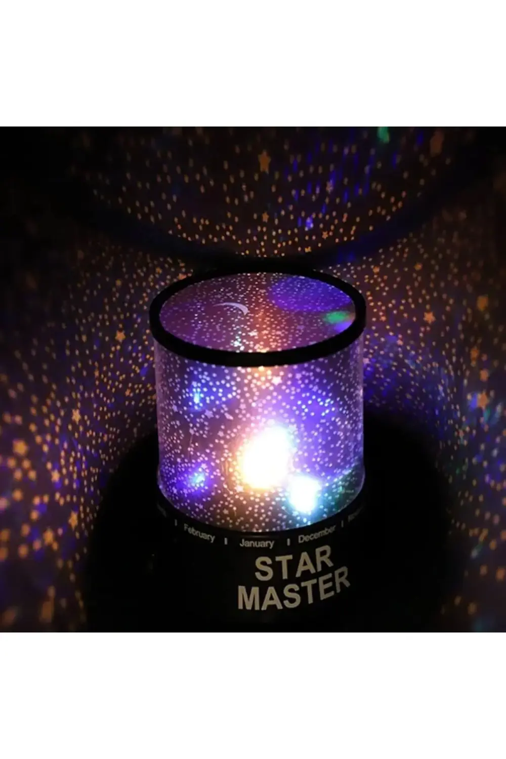 Kiza Hediye Pembe Ayıcık Gökyüzü Gece Lambası ve Çelik Kalp Kolye