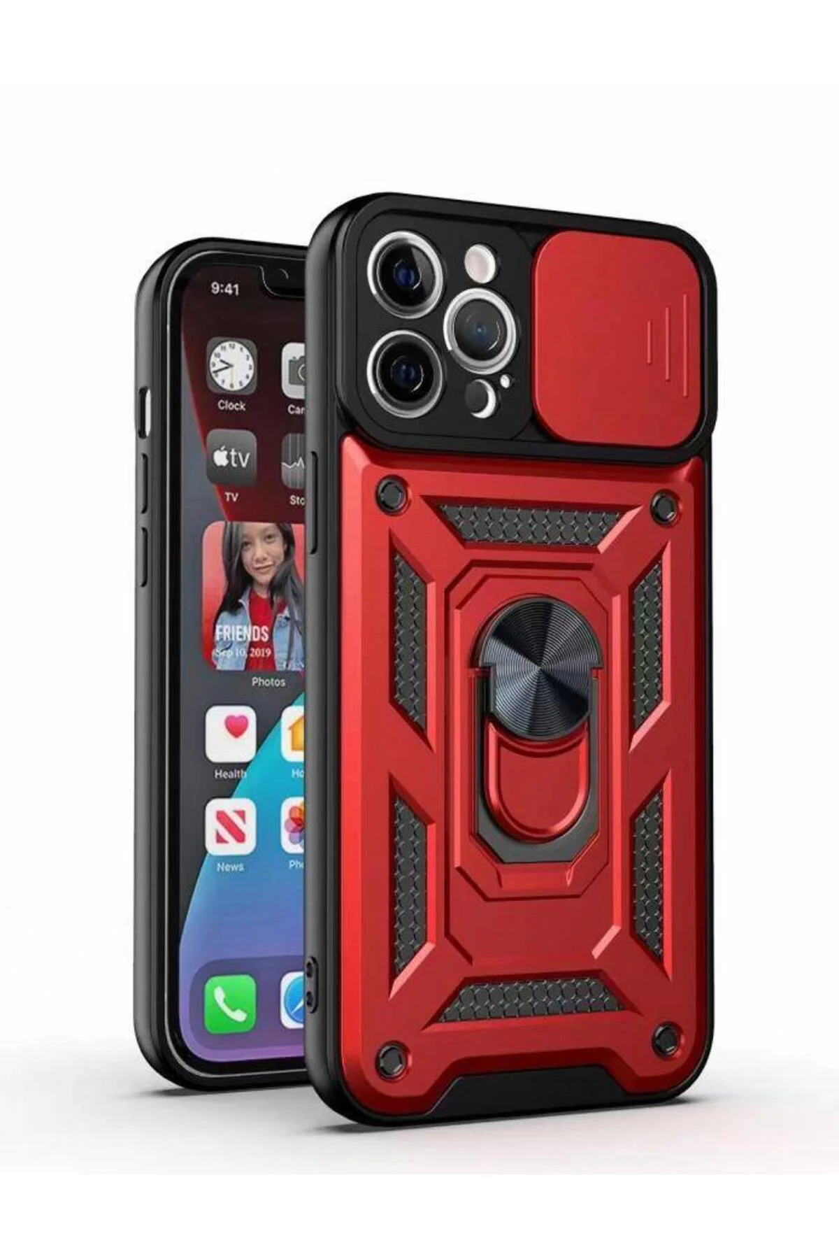 Kızaklı Tank Kılıf Apple iPhone 12 Pro Siyah Kızaklı Tank Kılıf Apple iPhone 12 Pro Siyah