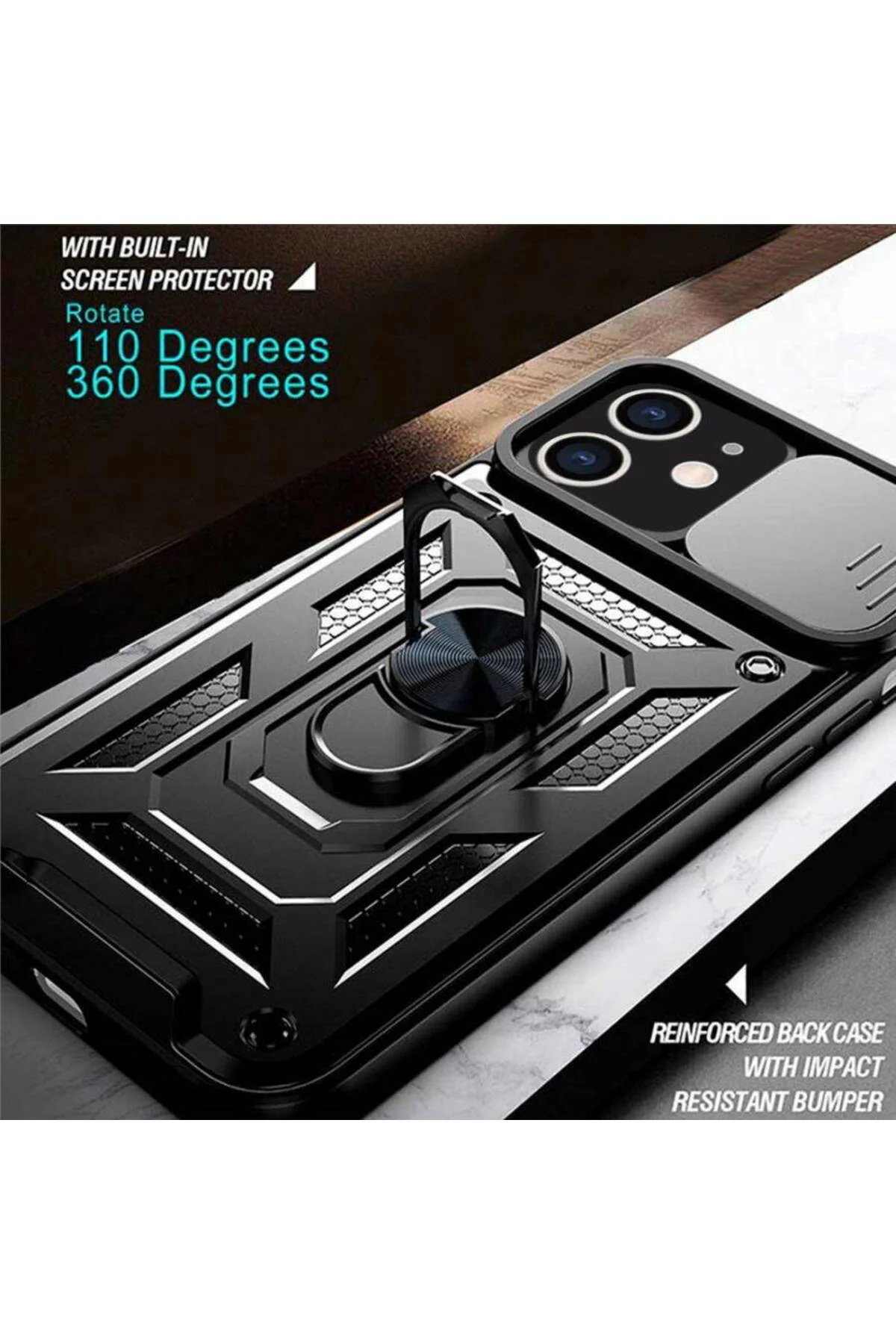 Kızaklı Tank Kılıf Apple iPhone 11 Siyah Fiyatı, Yorumları ve Özellikleri
