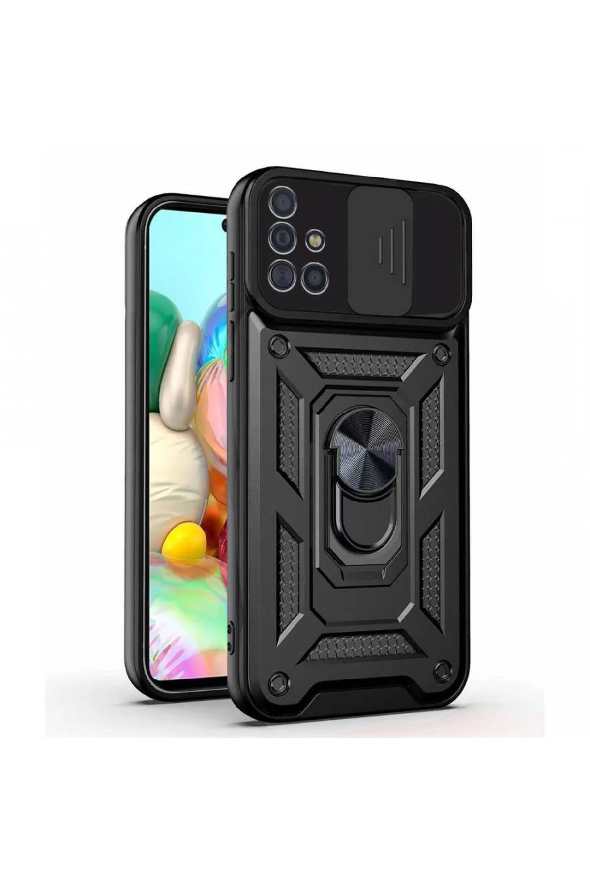 Kızaklı Tank Kılıf Samsung Galaxy A71 Kırmızı Kızaklı Tank Kılıf Samsung Galaxy A71 Kırmızı