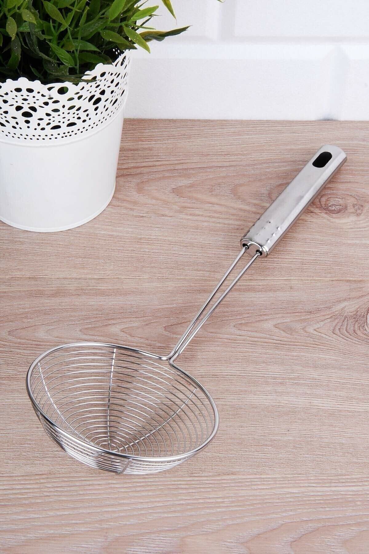 Kızartma Kevgiri, Yağ Süzgeci, Çelik Tel Kevgir