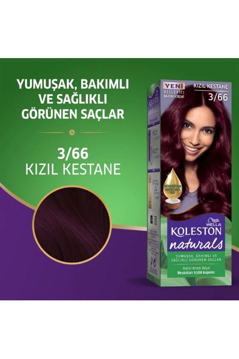 Kızıl Kestane Saç Boyası 3/66 – 6 Haftaya Kadar Kalıcı Yoğun Renk, Beyaz Kapama Fiyatı, Yorumları ve Özellikleri
