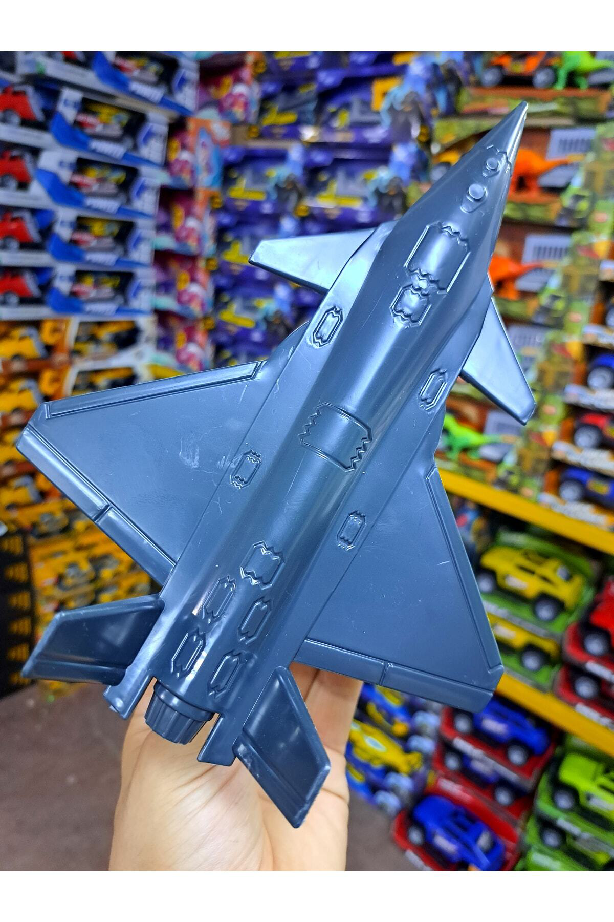 Oyuncak Store Kizilelma Savaş Uçaği Çek Birak Özellikli Standli Askeri Hava Ara