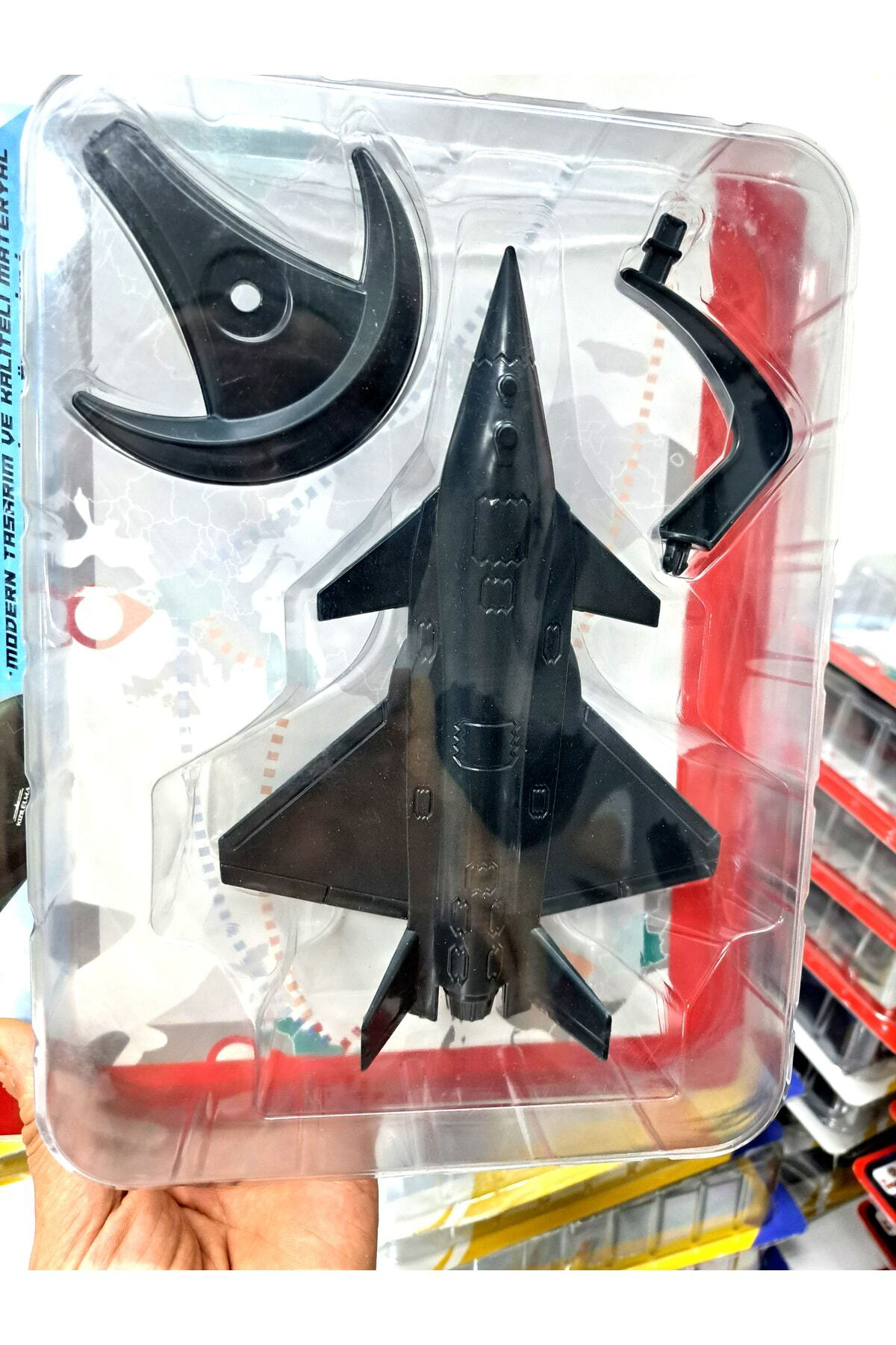Oyuncak Store Kizilelma Savaş Uçaği Çek Birak Özellikli Standli Askeri Hava Ara
