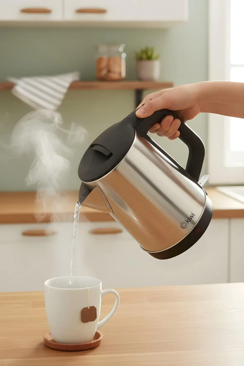 KK-3330 Paslanmaz Çelik Su Isıtıcı | 1.7L & 1800W