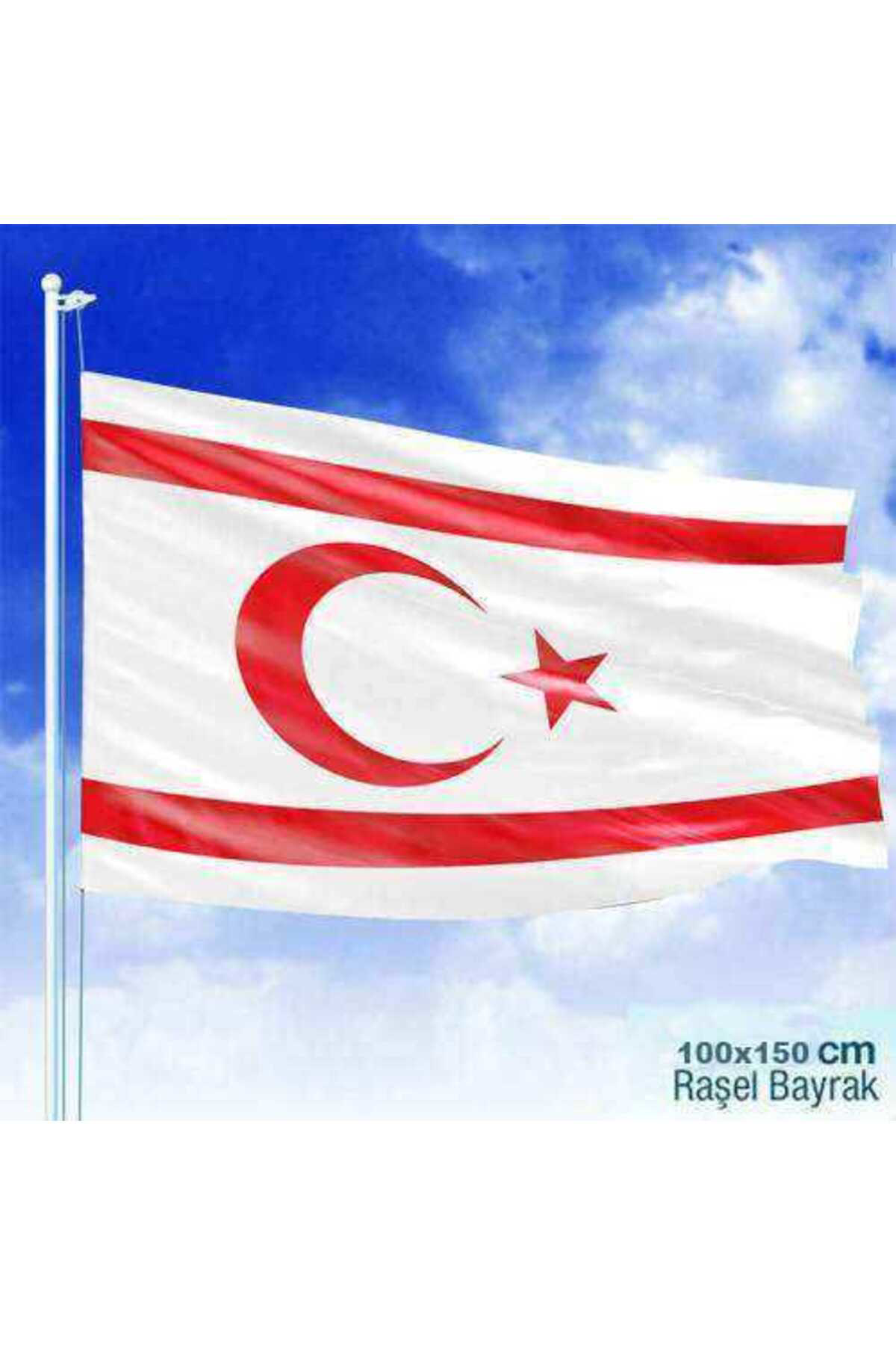 Kktc - Kuzey Kıbrıs Türk Cumhuriyeti Bayrağı - 100x150cm