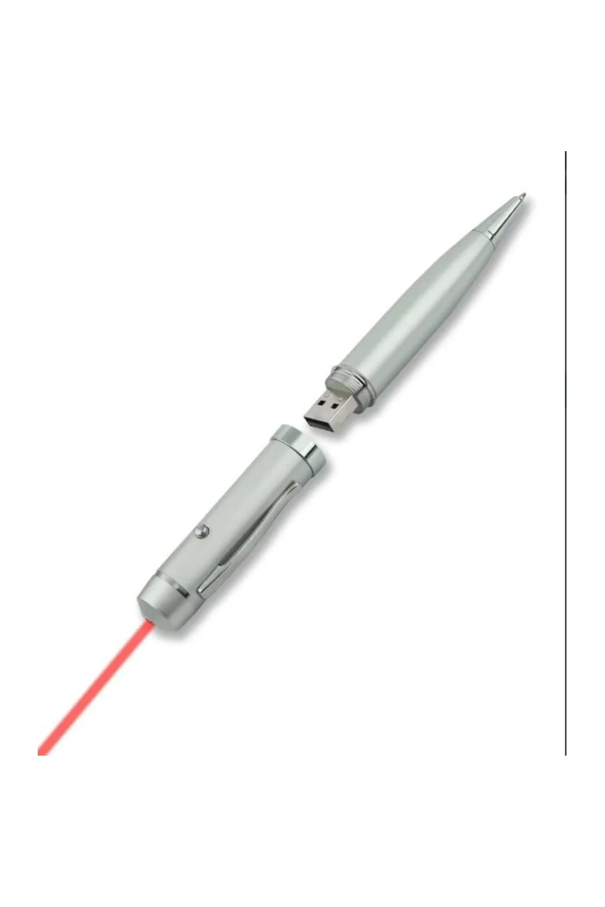 KL-1 Sunum Kalemi 16 GB Usb Bellek Özellikli Metal Kutulu Kırmızı