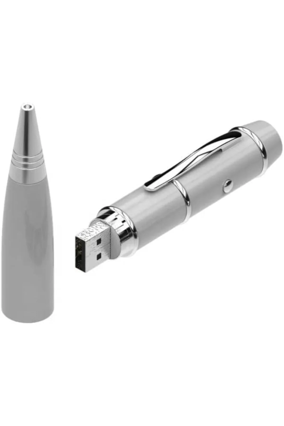 KL-1 Sunum Kalemi 16 GB Usb Bellek Özellikli Metal Kutulu Kırmızı