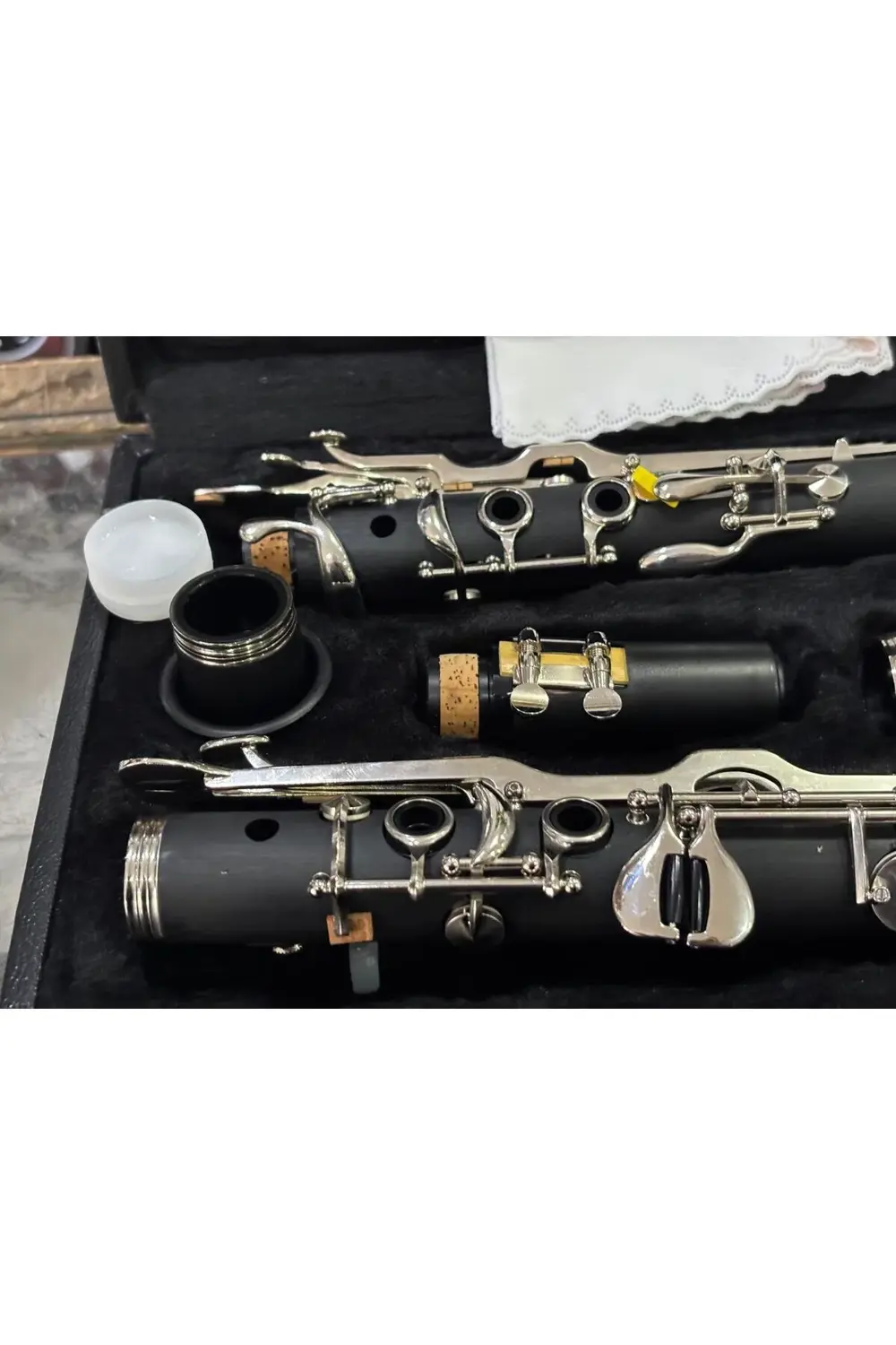 KL093 4 Yüzük Sol Klarnet Nota Sehpası Klarnet Standı Özel Kutu Ç