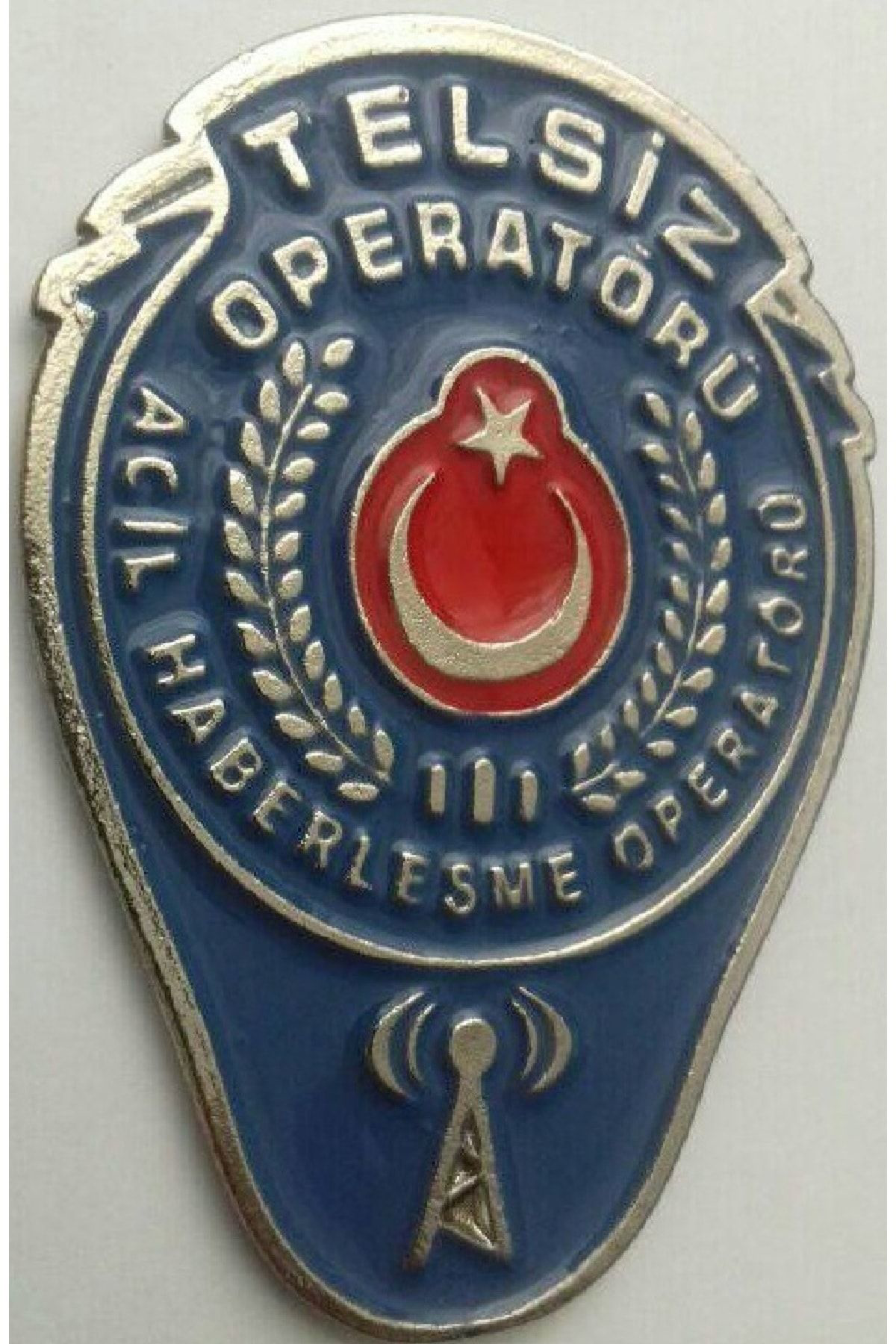 KLAS MAVI RENK.TELSIZ OPERATÖRÜ CÜZDAN ROZETİ SATINAL.SIVILE SATI