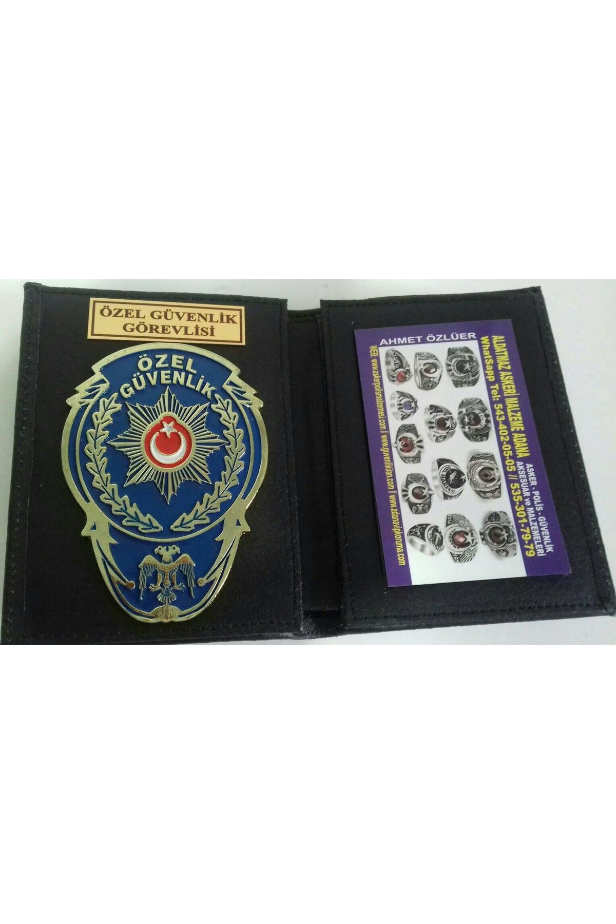 KLAS-ÖZEL GÜVENLİK ROZETLİ CÜZDAN AL-SIVILE SATILMAZ.