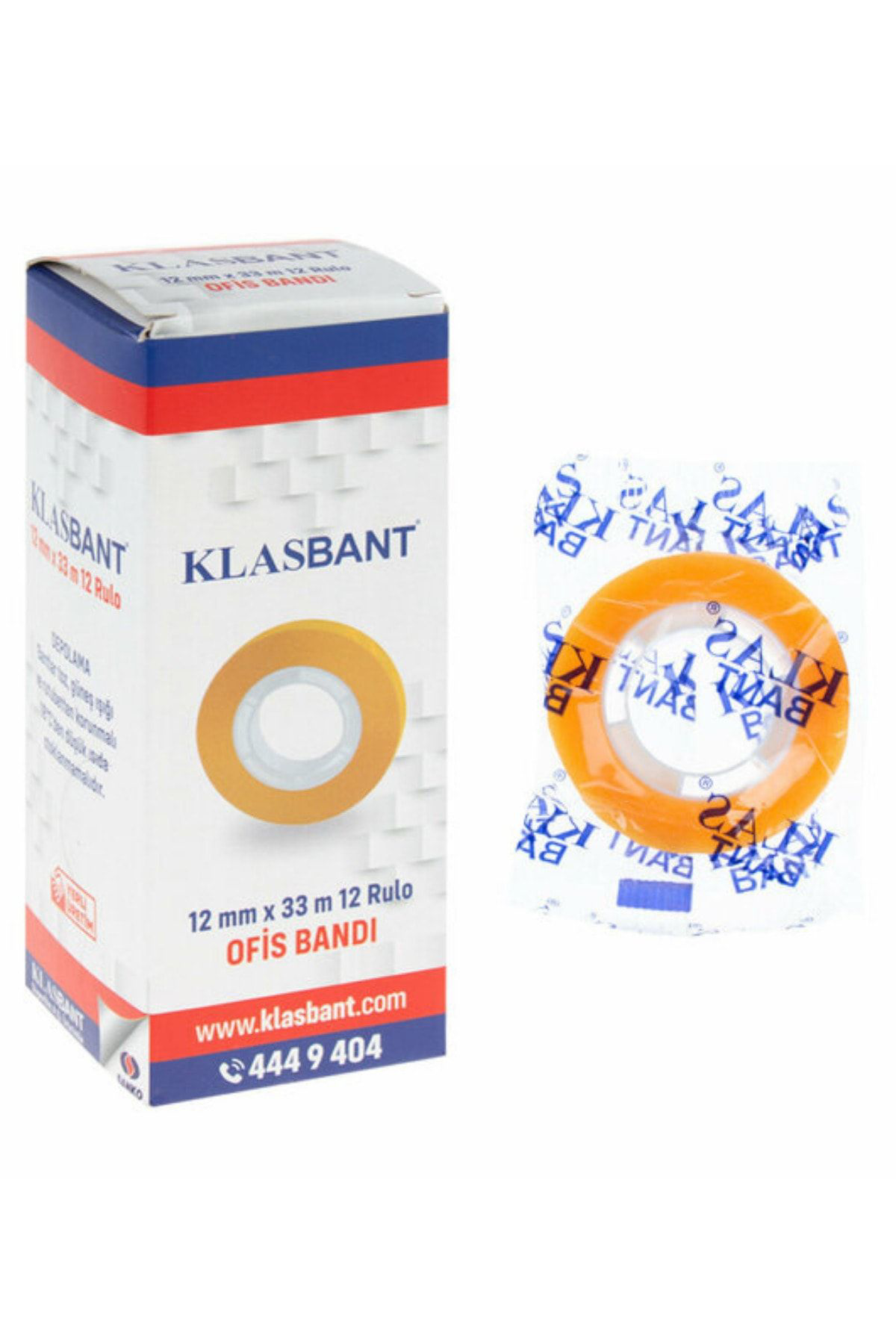 Klas Bant Klasbant Selefon Bant 12Mmx33mt S9381 "12 Adet"