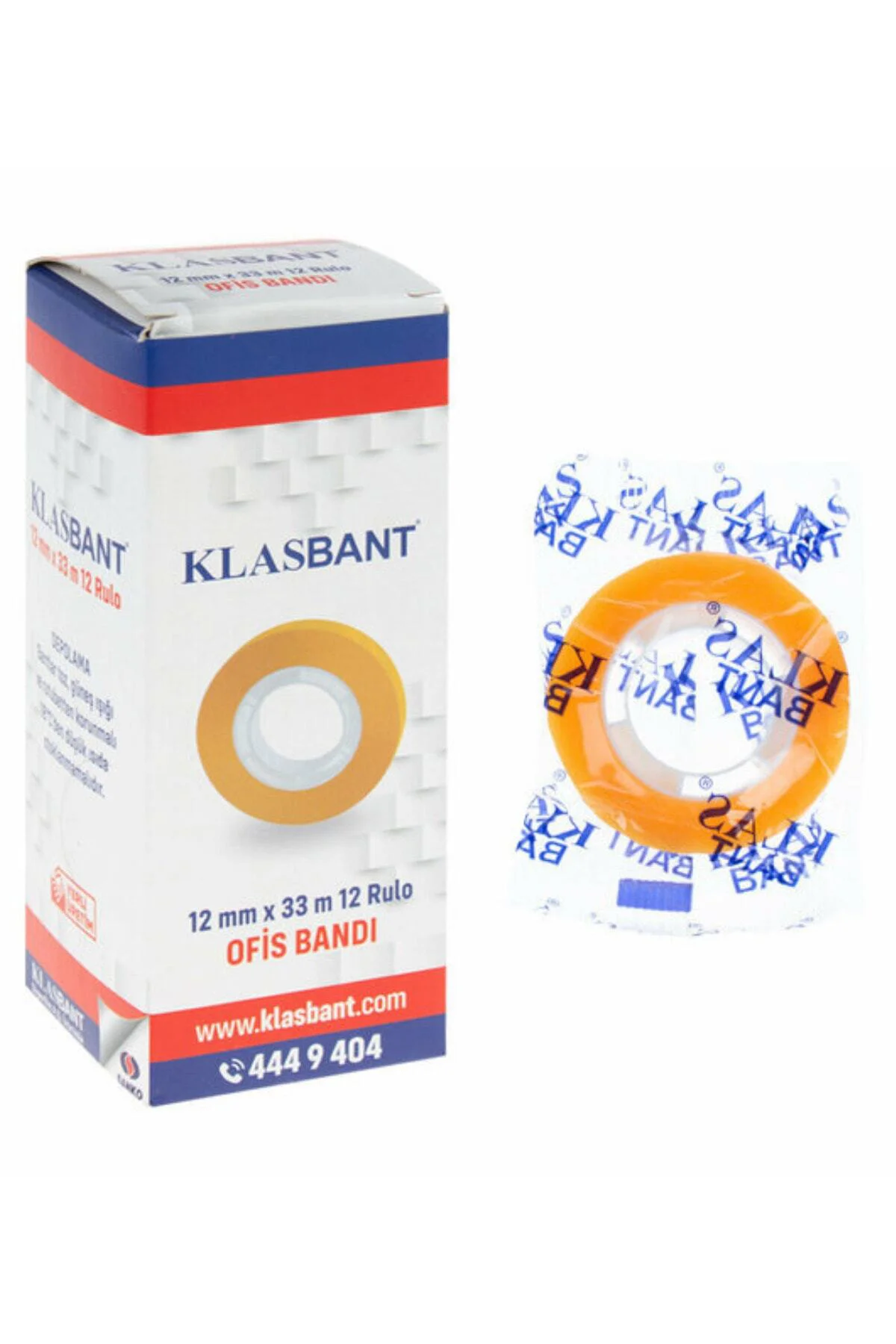 Klasbant Selefon Bant 12mmx33mt S9381 "12 Adet"