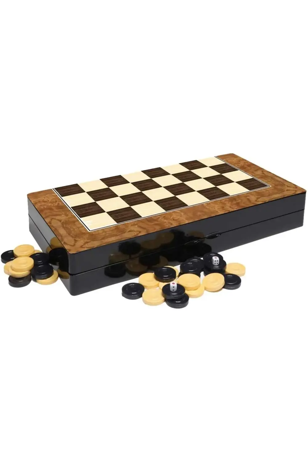 Klasik Ahşap Tavla Rose 395519