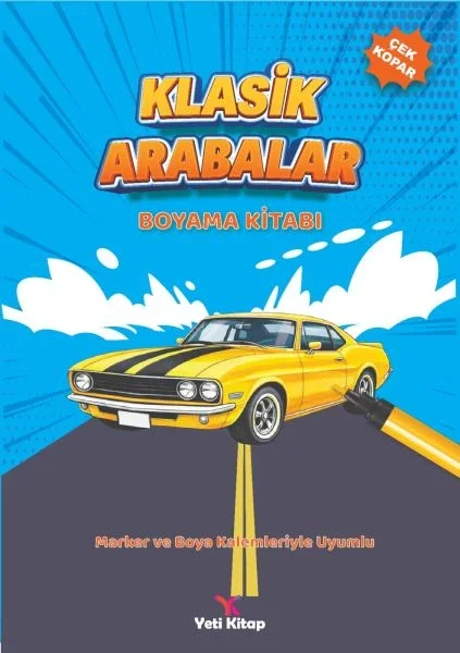 Klasik Arabalar Boyama Kitabı Fiyatı, Yorumları ve Özellikleri