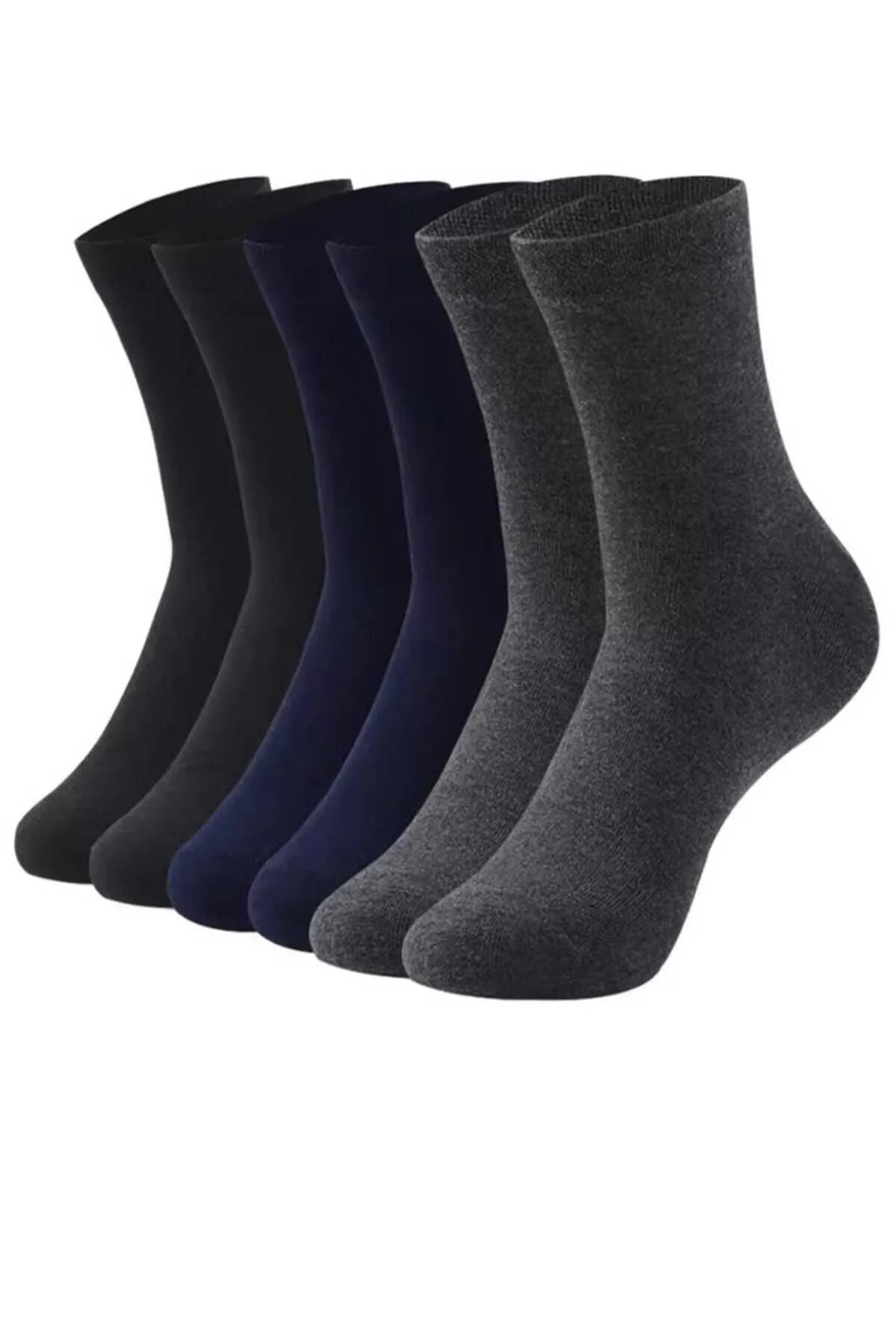 Klasik Erkek Çorabı Esnek likralı 12 li set