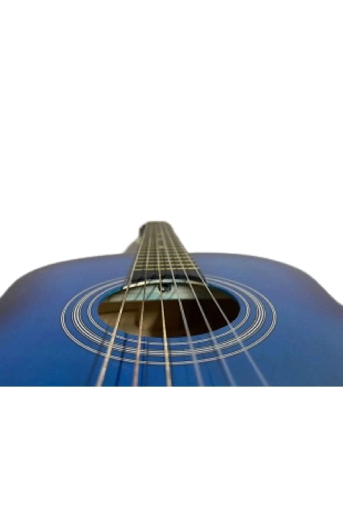 Klasik Gitar 3/4 Boy Mavi Renk Sap Ayarlı Üst Kalite
