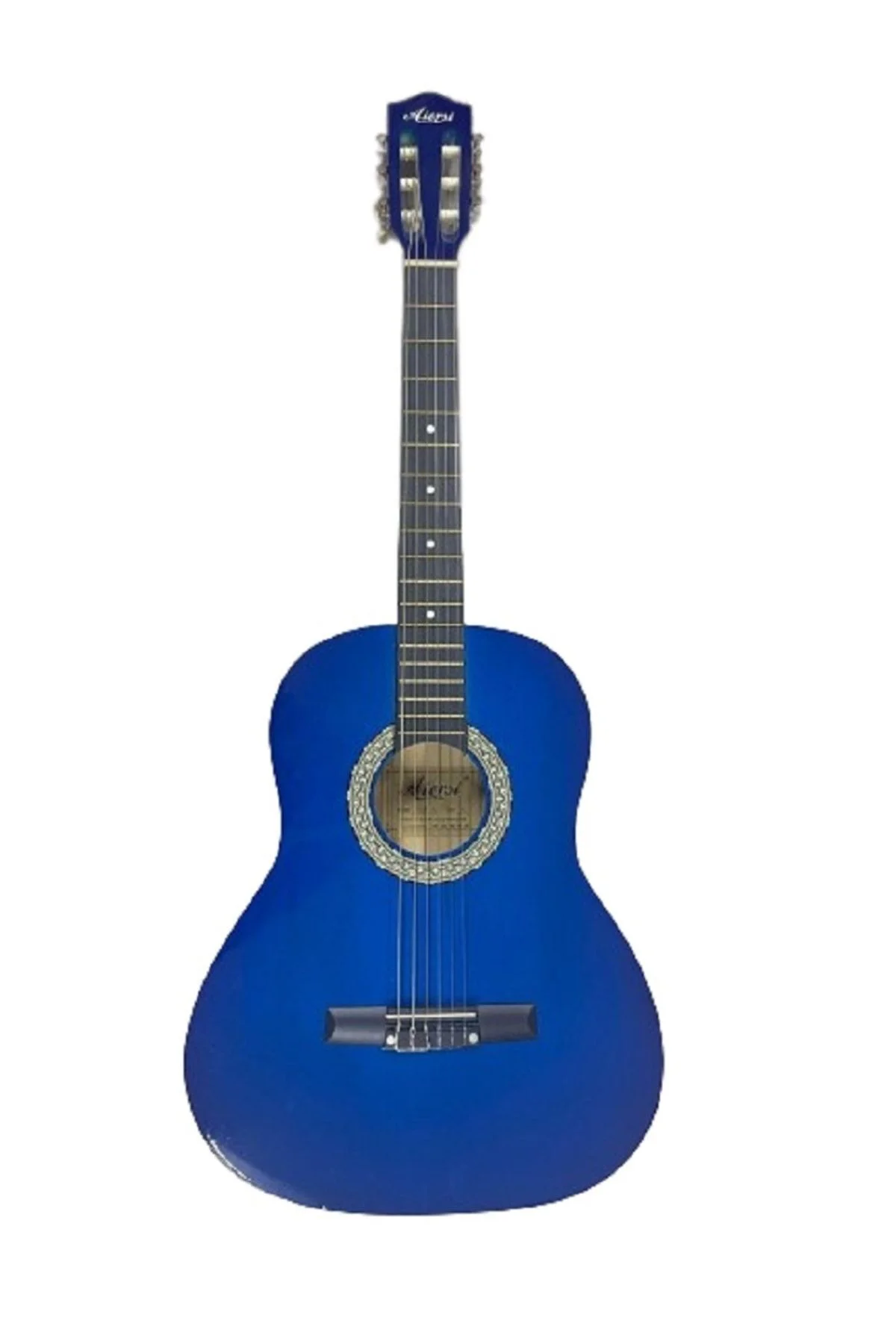 Klasik Gitar 3/4 Boy Mavi Renk Sap Ayarlı Üst Kalite