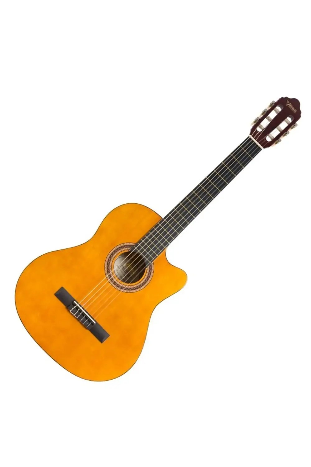Klasik Gitar 4/4 Naturel Cutaway Sap Çelikli