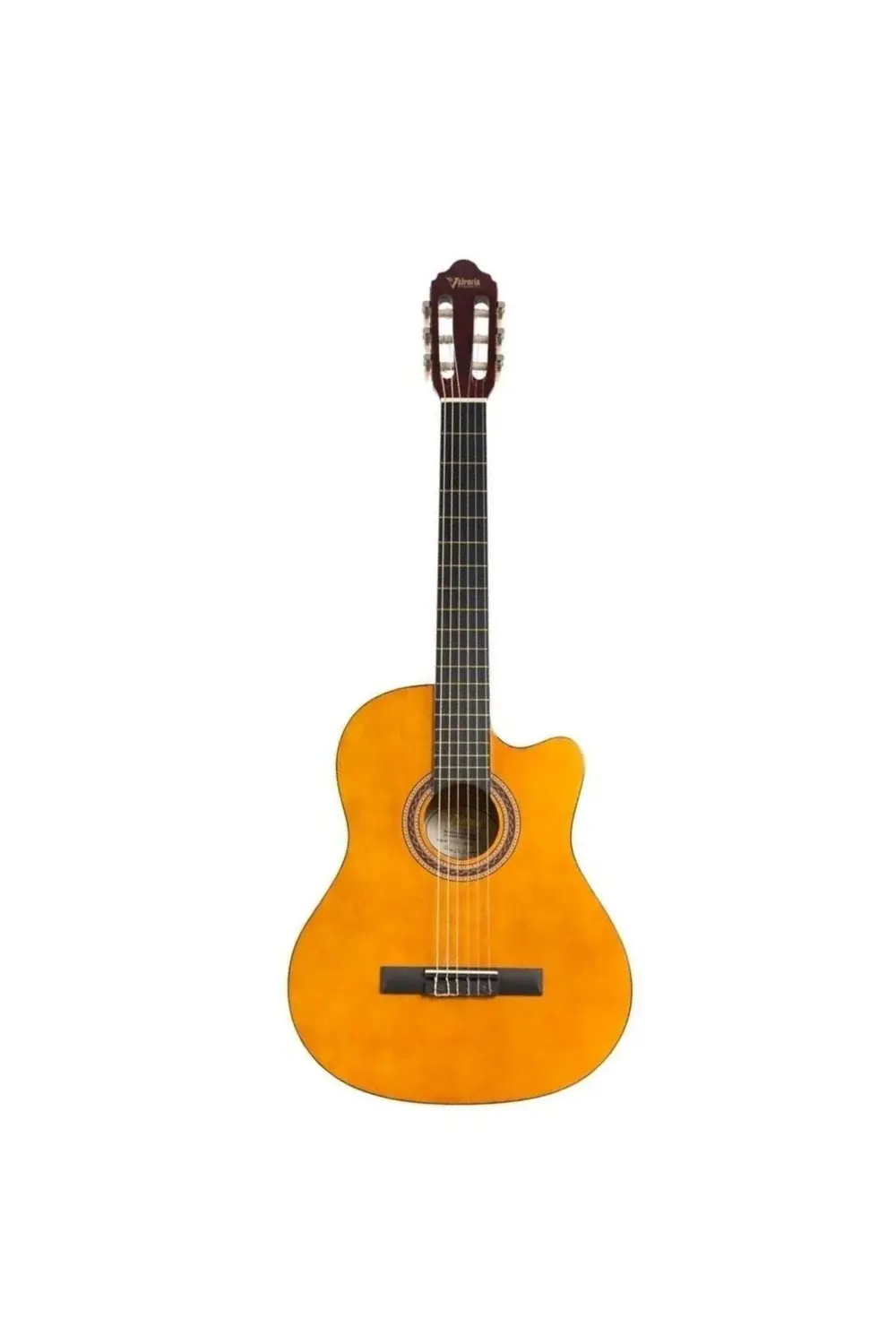 Klasik Gitar 4/4 Naturel Cutaway Sap Çelikli