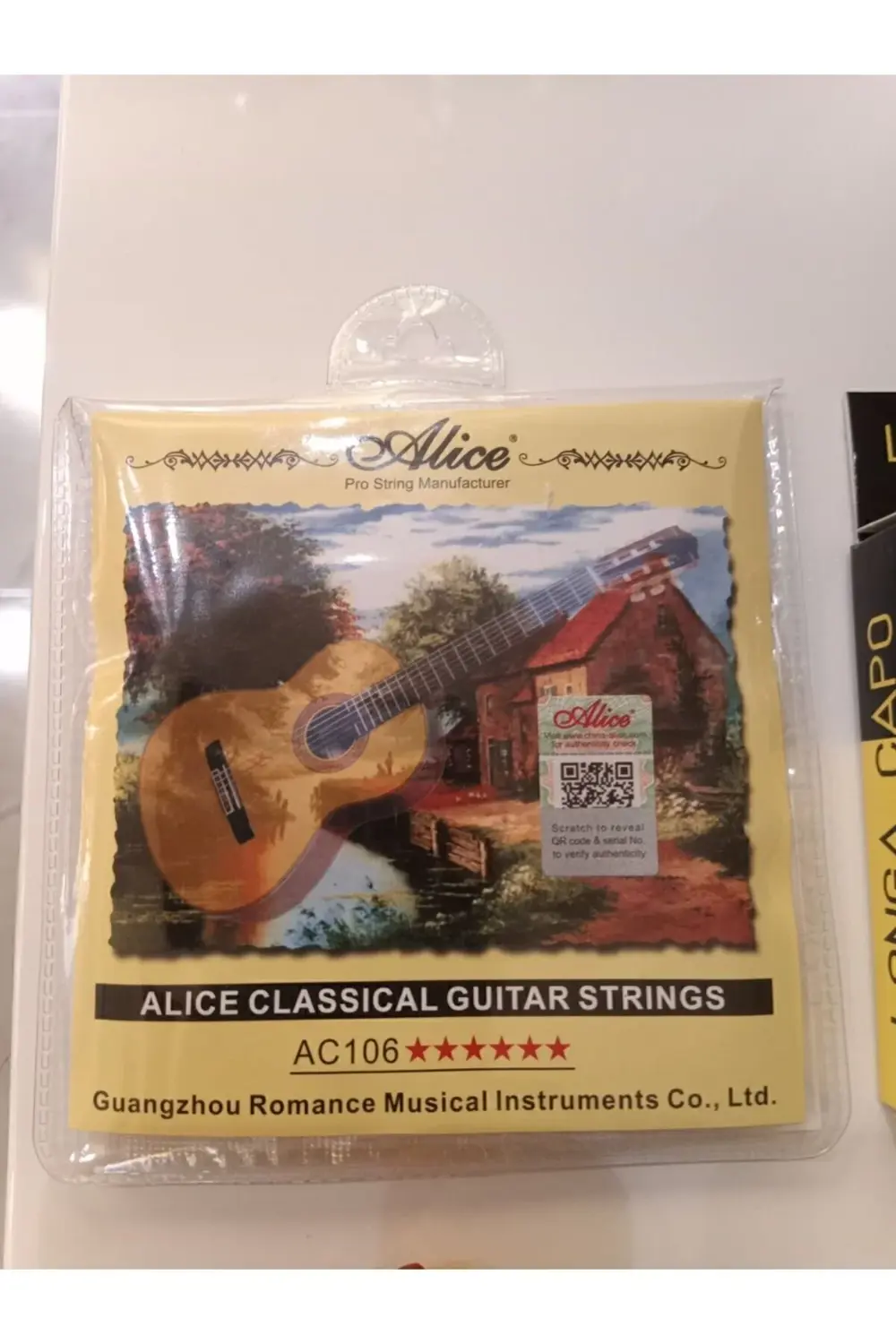 Klasik Gitar Teli A-106 + PENA SETİ + BURGU ÇEVİRİCİ + GİTAR KAPO