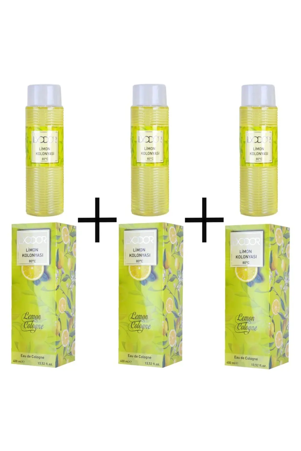 Klasik Limon Kolonyası 400 ml 3 Lü