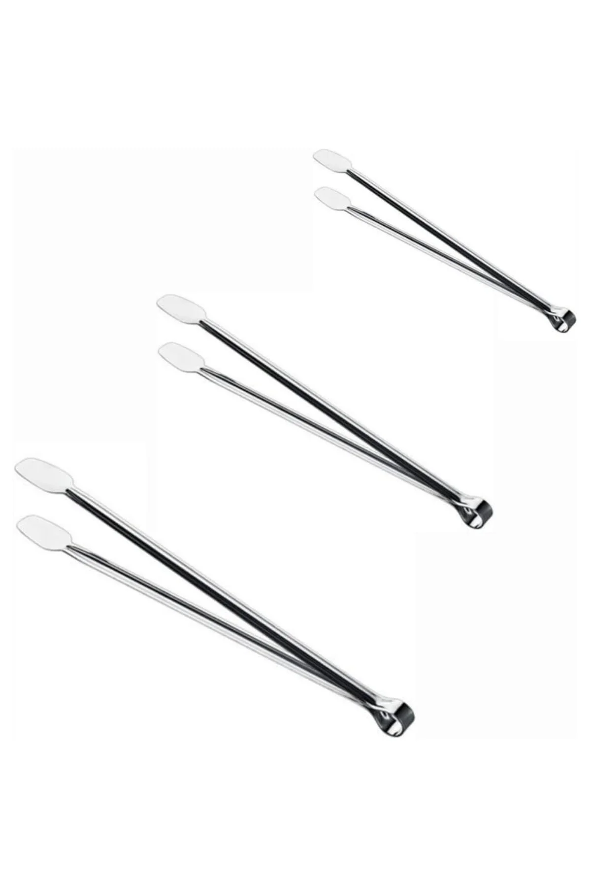 Klasik Metal Mangal Maşası 36 Cm-32 Cm-27 Cm Uzun-Kısa Boy Çelik 