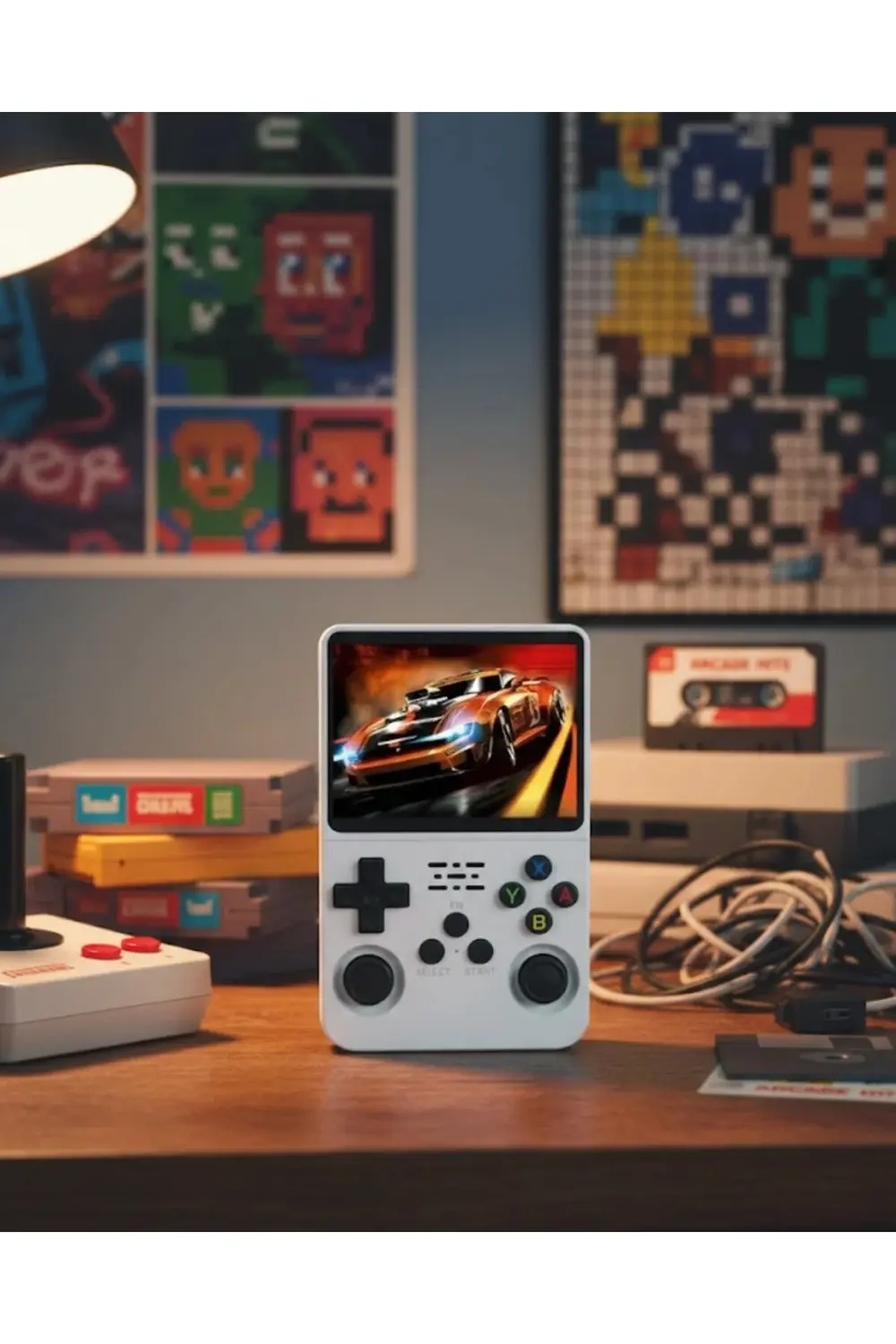 Klasik Oyun Konsolu 64 Bit İşlemci Ve Çift Kart Girişi Özellikli