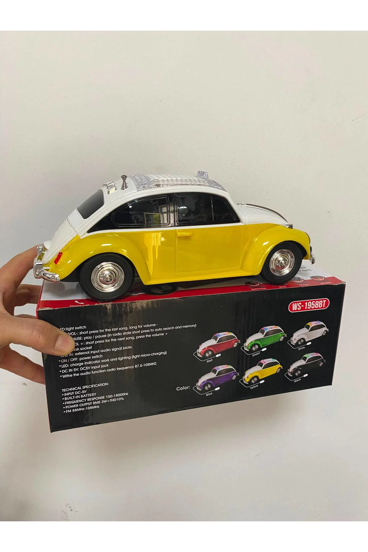 Klasik Oyuncak Araba Müzik Çalar Bluetooth Hoparlör Usb Müzik Çalar Tf Aux Sd kart Giriş Fm Radyo 26x10cm Fiyatı, Yorumları ve Özellikleri