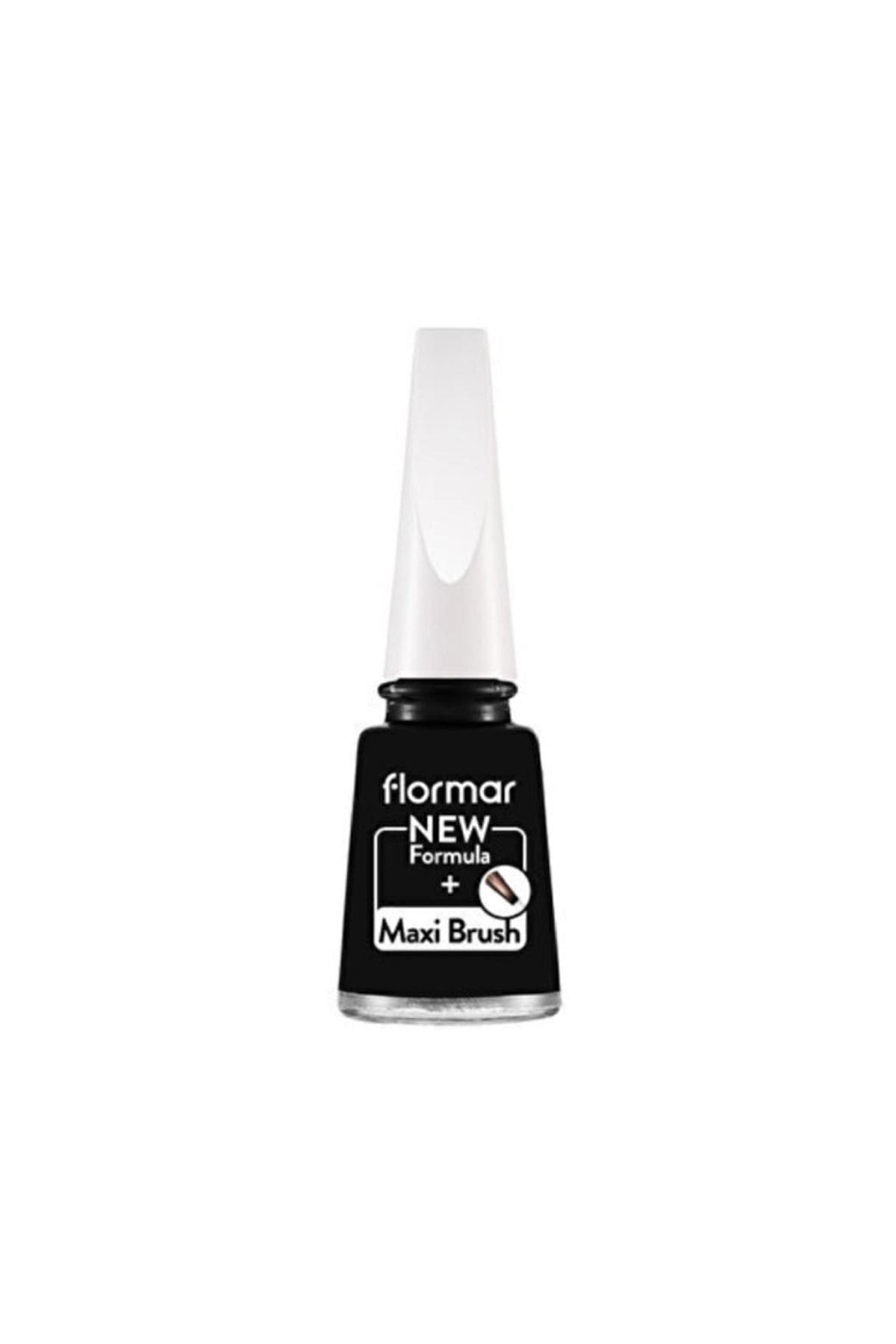 Flormar Klasik Parlak Bitişli Yüksek Pigmentli Oje -Nail Enamel- 313 Blac